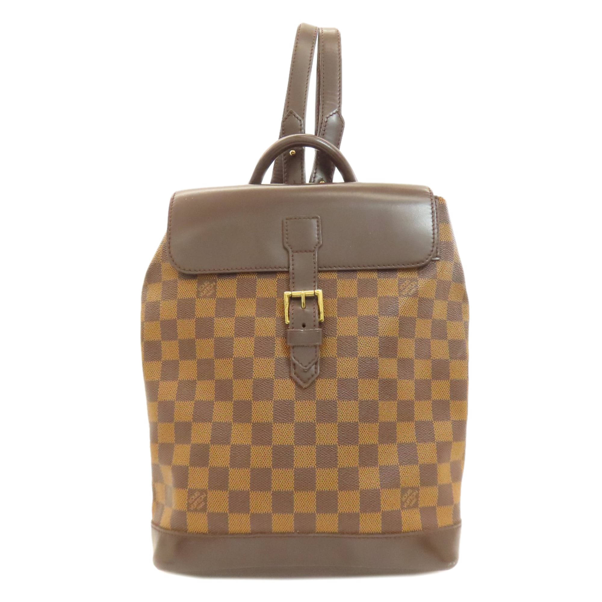 Louis Vuitton Damier Canvas Ebene Damier Canvas Backpack (Pre-Owned)