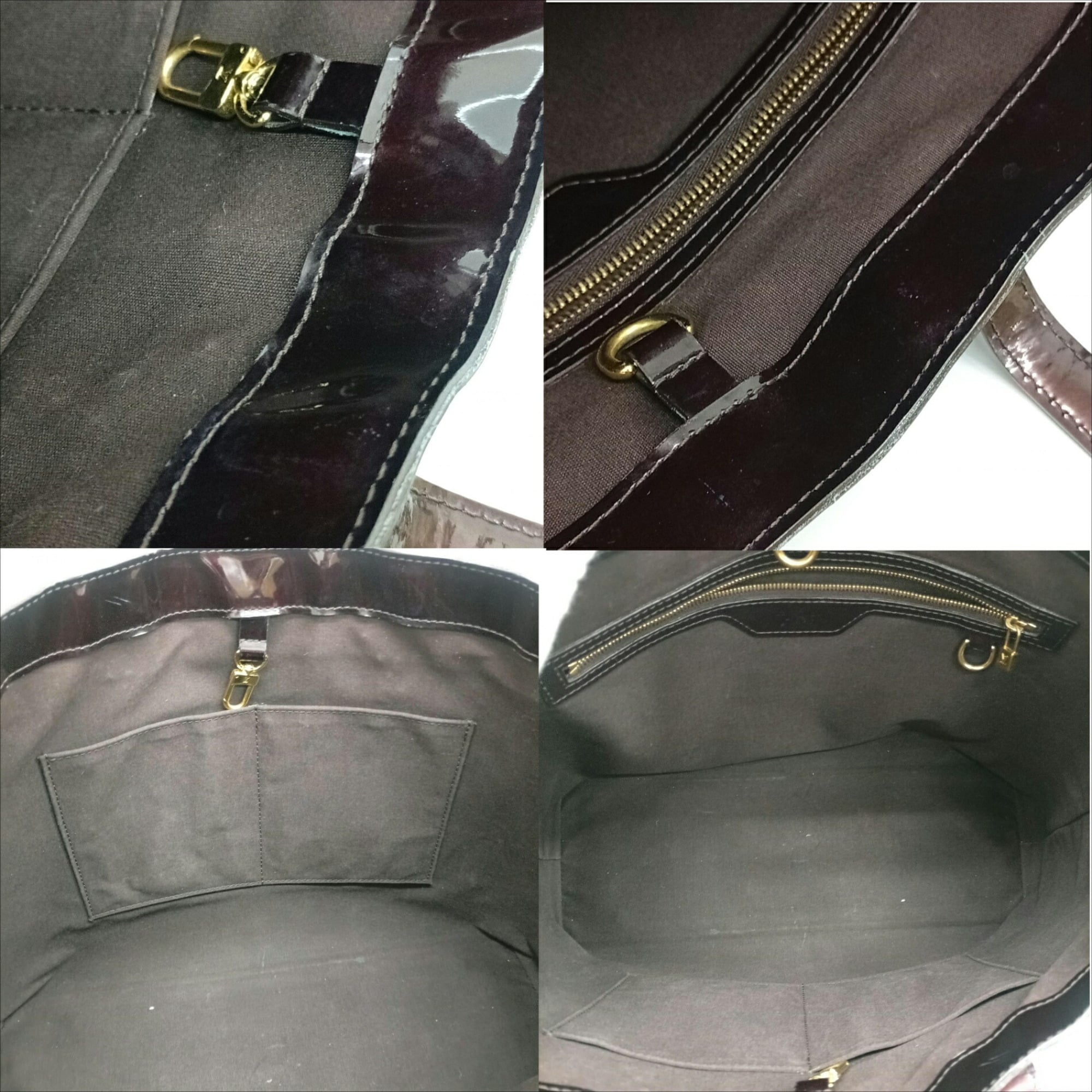 Louis Vuitton Amarante Vernis Handbag Tote Bag (Pre-Owned)