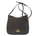 Coach Black Leather Shoulder Bag (Pre-Owned)