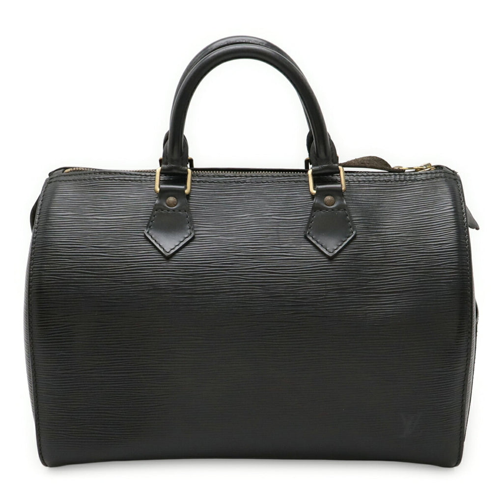 Louis Vuitton Epi Black Noir Epi Leather Handbag (Pre-Owned)