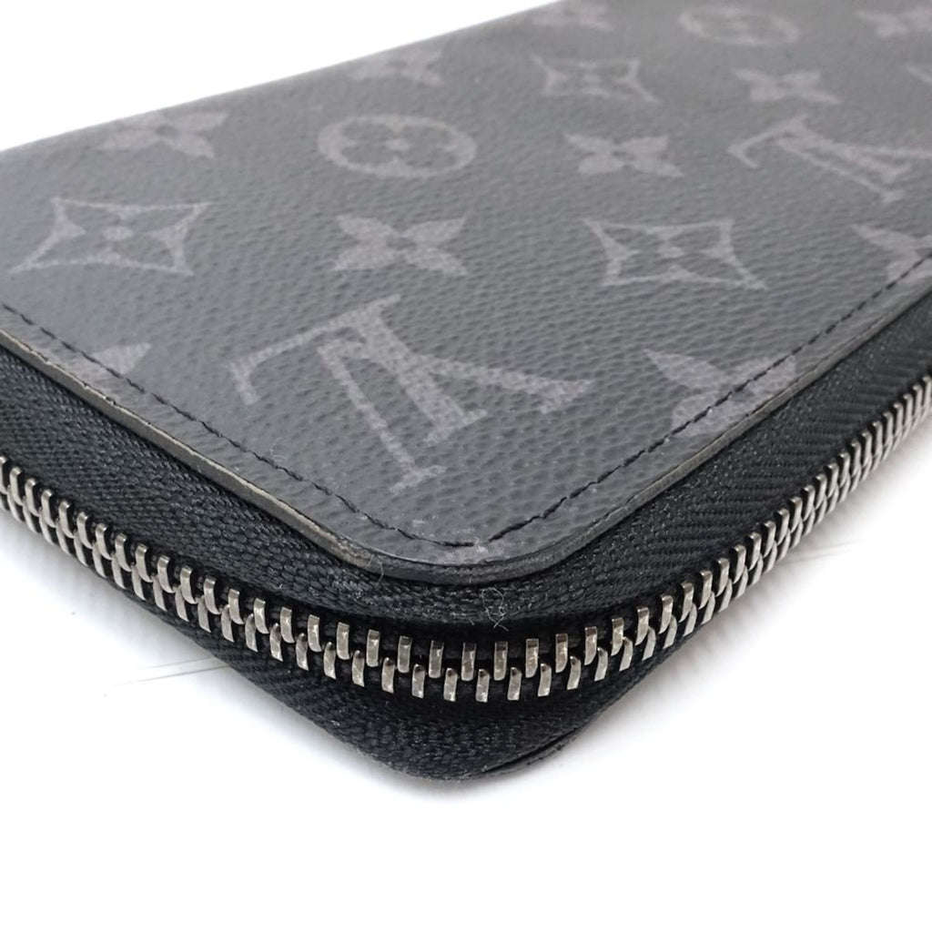 Louis Vuitton Monogram Eclipse Monogram Eclipse Noir Monogram Eclipse Long Wallet (Bi-Fold) (Pre-Owned)
