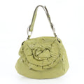 Yves Saint Laurent Green Leather Shoulder Bag (Pre-Owned)