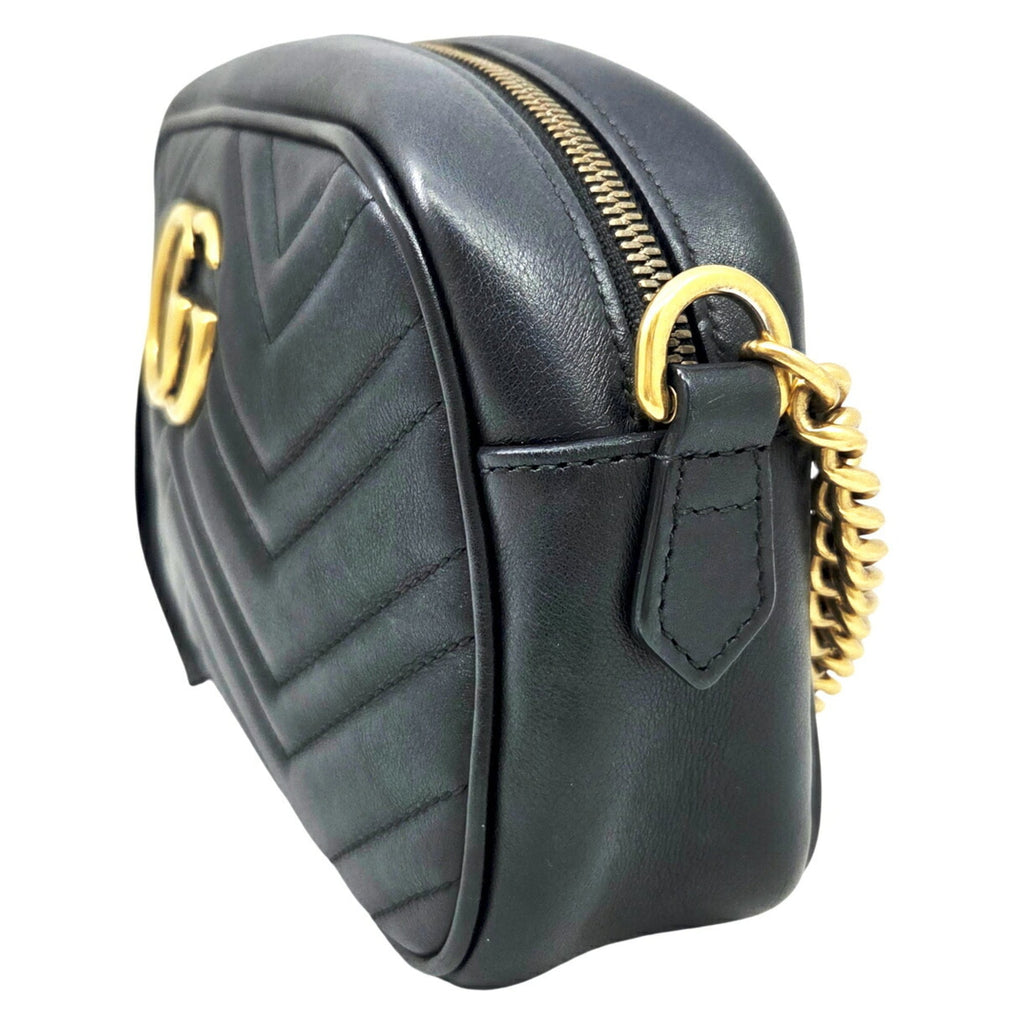 Gucci Black Leather Shoulder Bag (Pre-Owned)