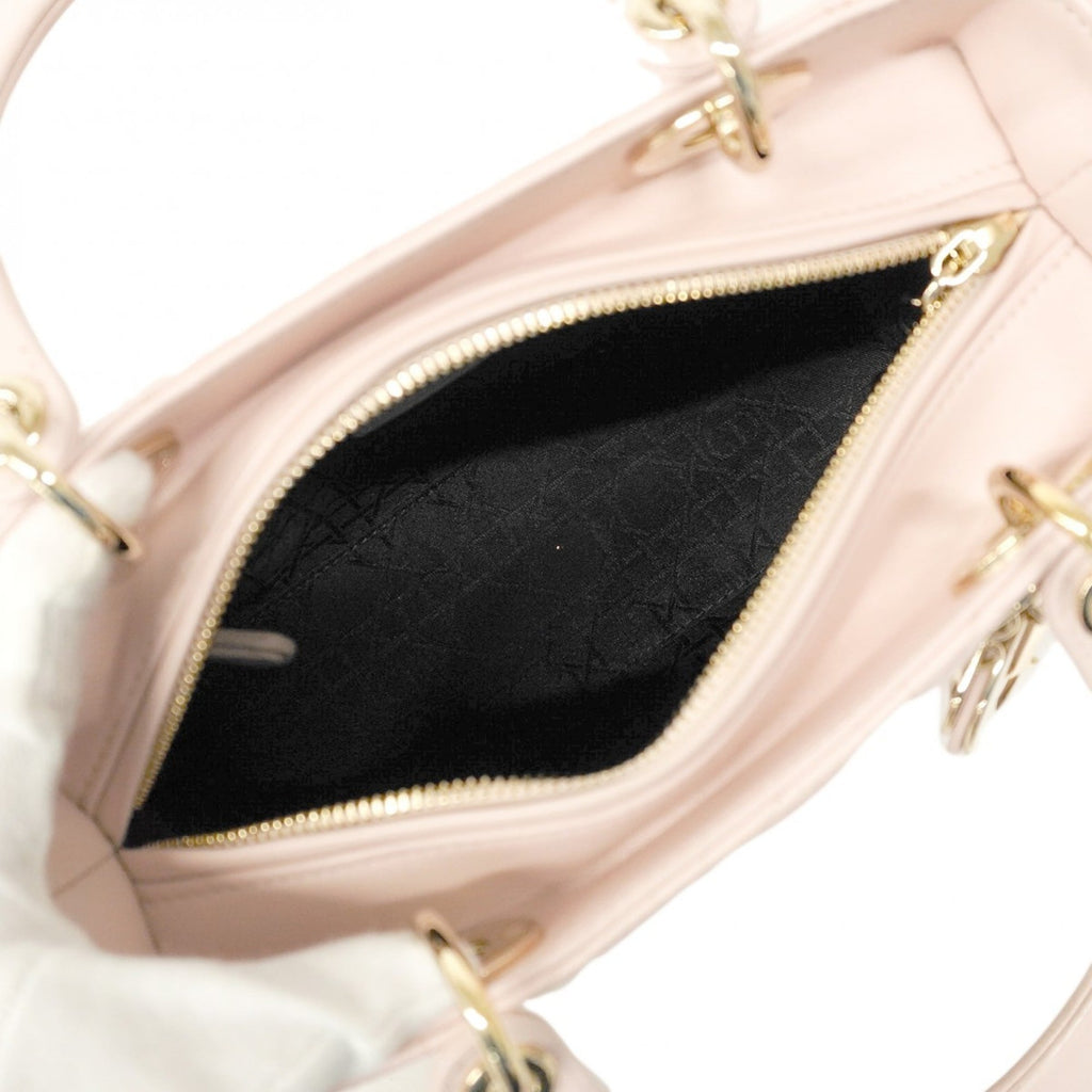 Christian Dior Pink Leather Handbag (Pre-Owned)