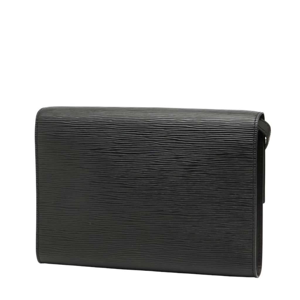 Louis Vuitton Black Noir Leather Shoulder Bag (Pre-Owned)
