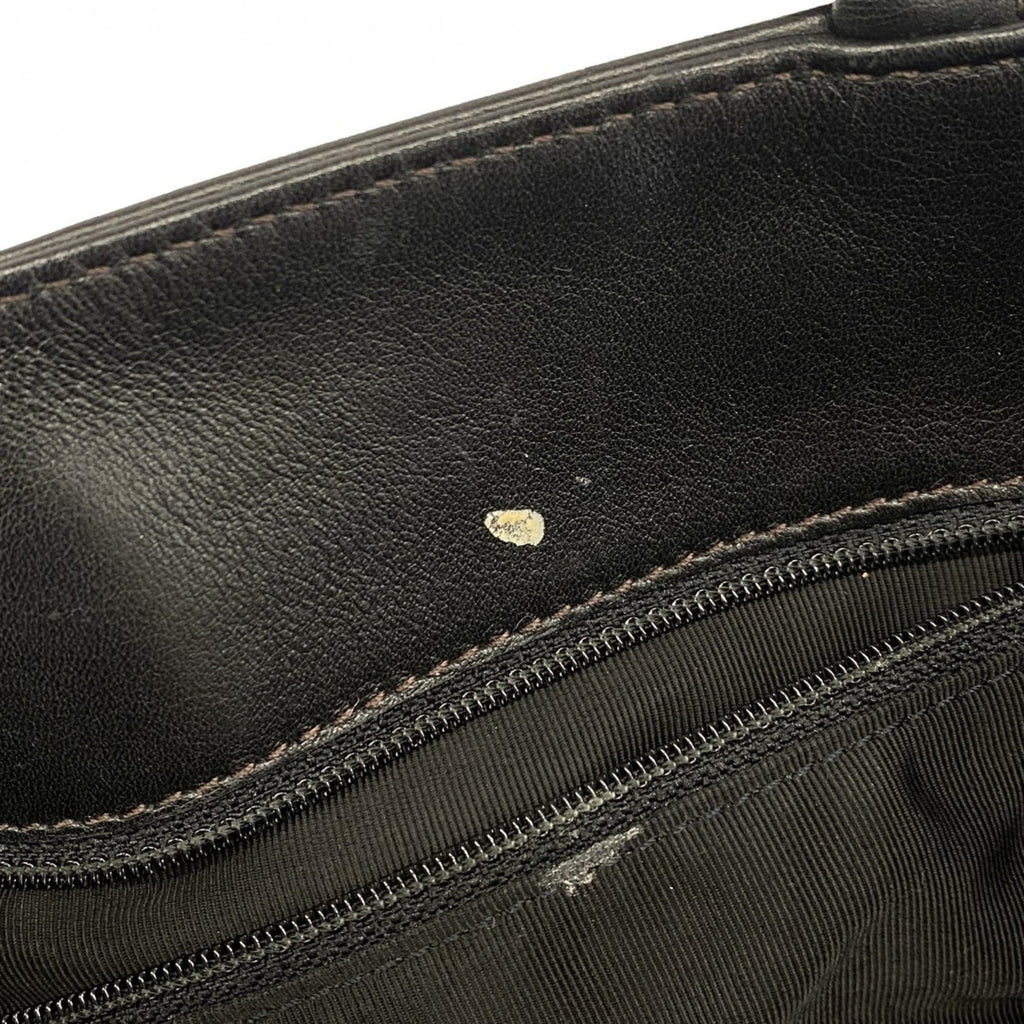Chanel Black Leather Tote Bag (Pre-Owned)