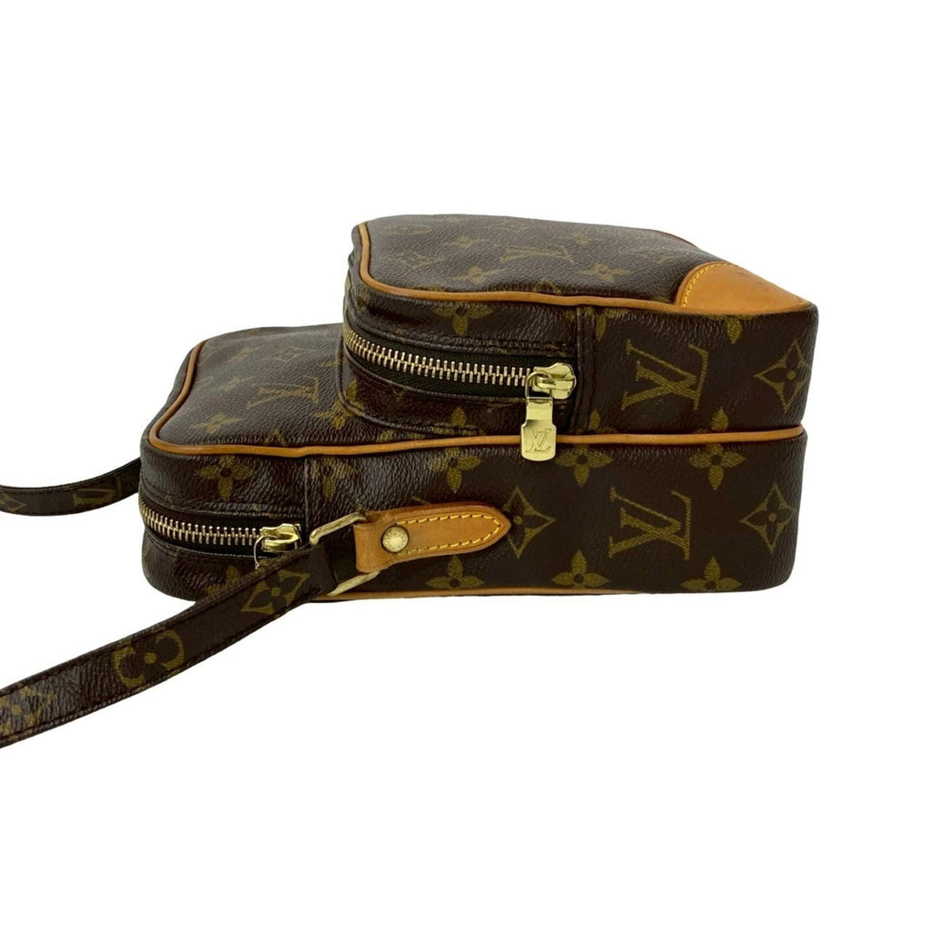 Louis Vuitton Brown Leather Pvc Pochette Shoulder Bag (Pre-Owned)