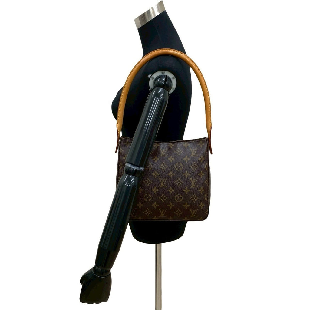 Louis Vuitton Brown Leather Pvc Shoulder Bag Tote Bag (Pre-Owned)
