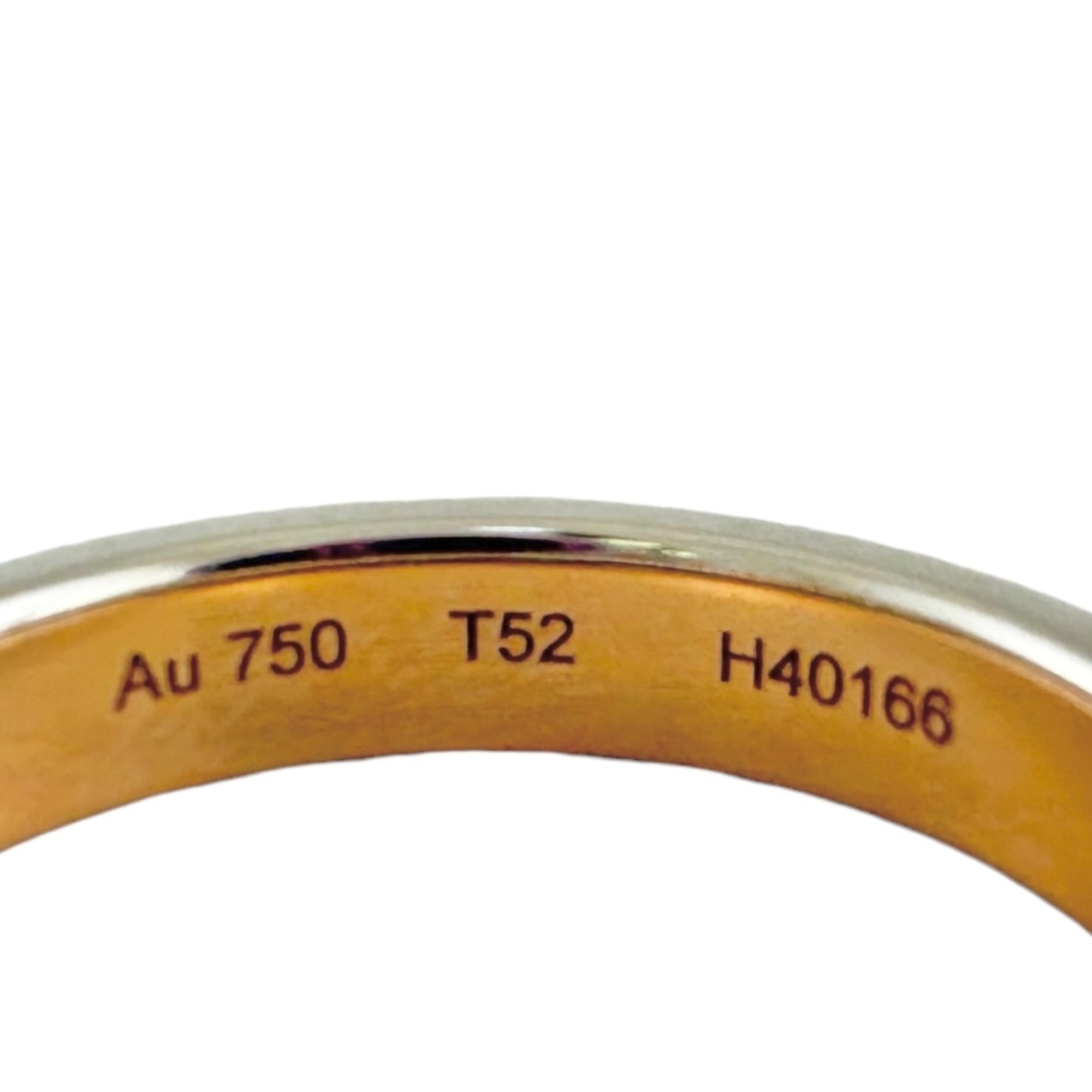 Boucheron Pink Gold White Pink Gold (18K) Ceramic Band Ring (Pre-Owned)