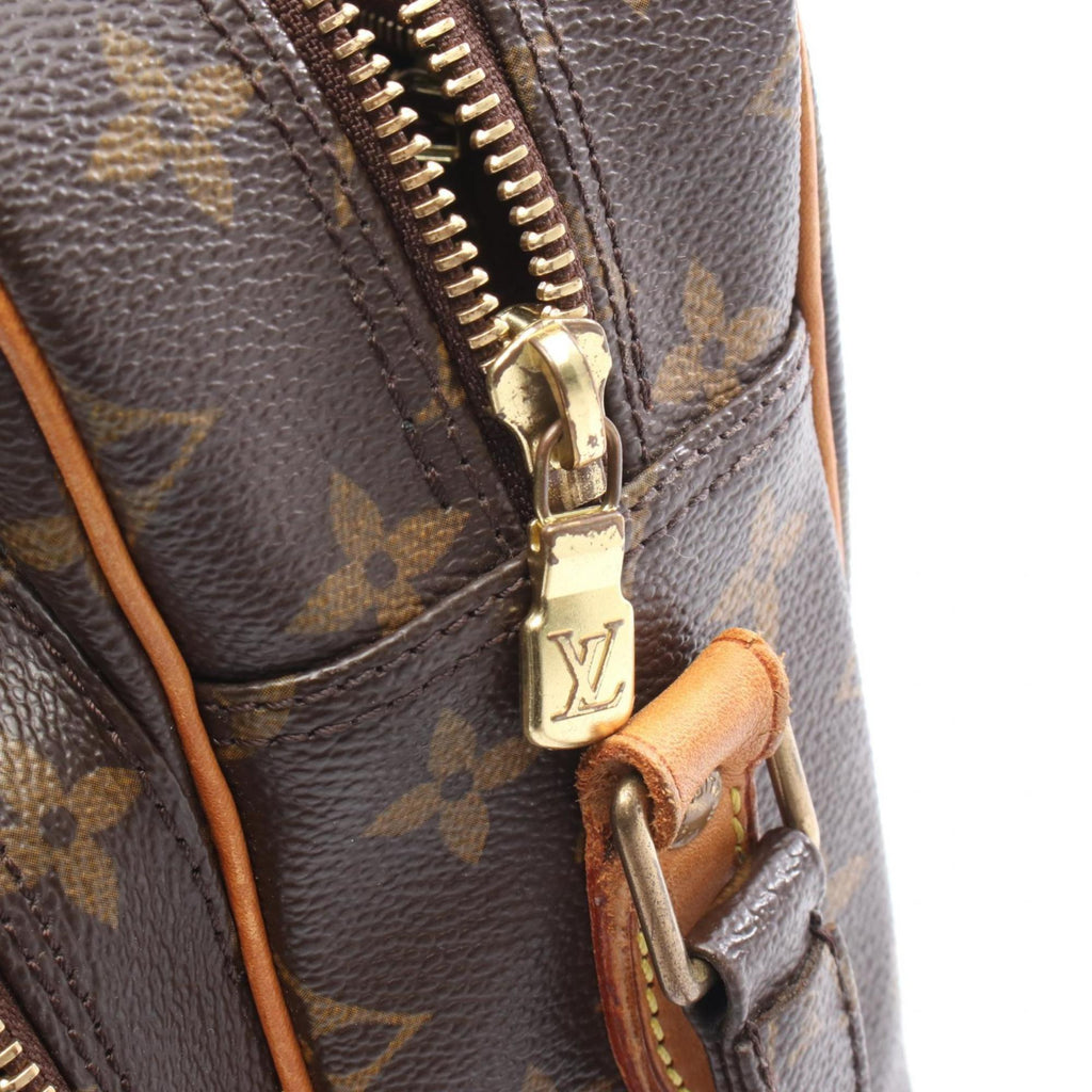 Louis Vuitton Brown Monogram Coated Canvas Leather Shoulder Bag (Pre-Owned)