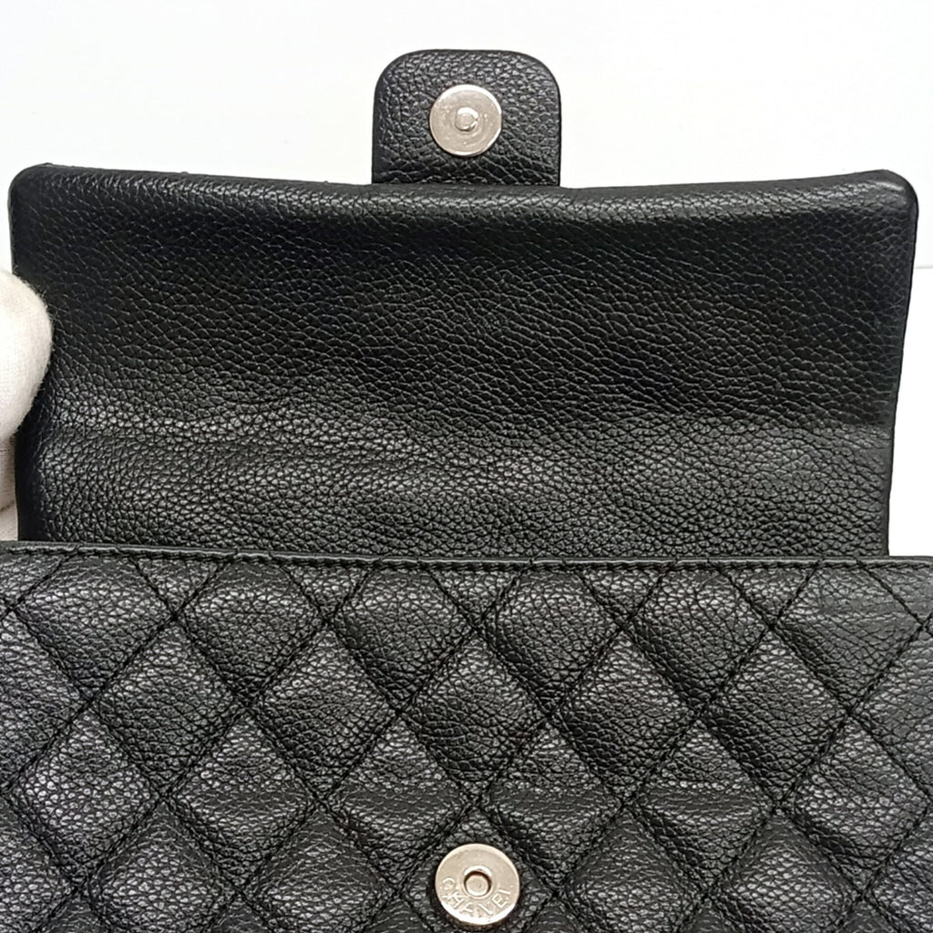 Chanel Black Grained Calfskin Fanny Pack (Pre-Owned)