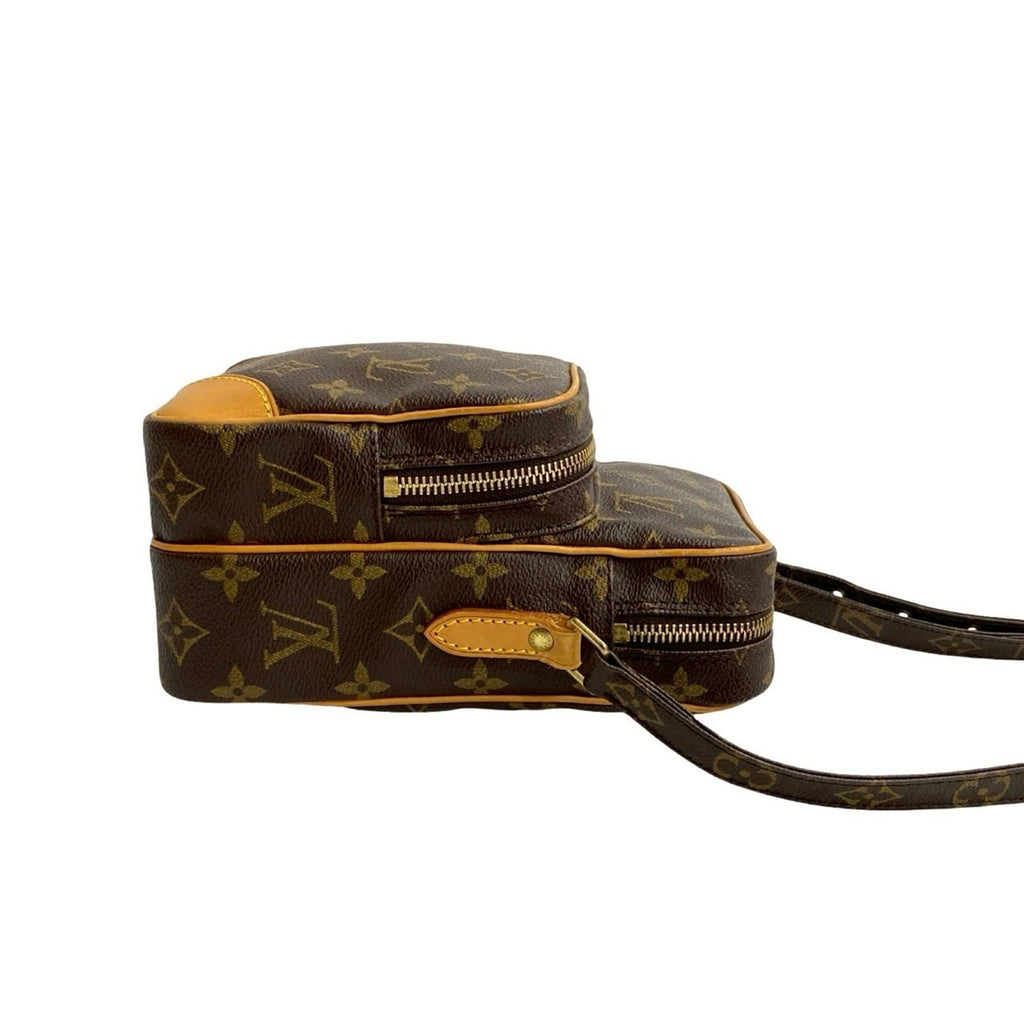 Louis Vuitton Brown Leather Pvc Pochette Shoulder Bag (Pre-Owned)