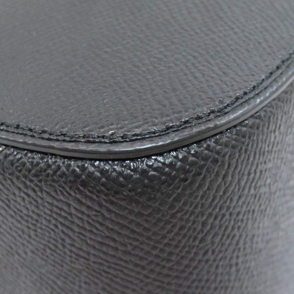 Coach Black Leather Handbag (Pre-Owned)