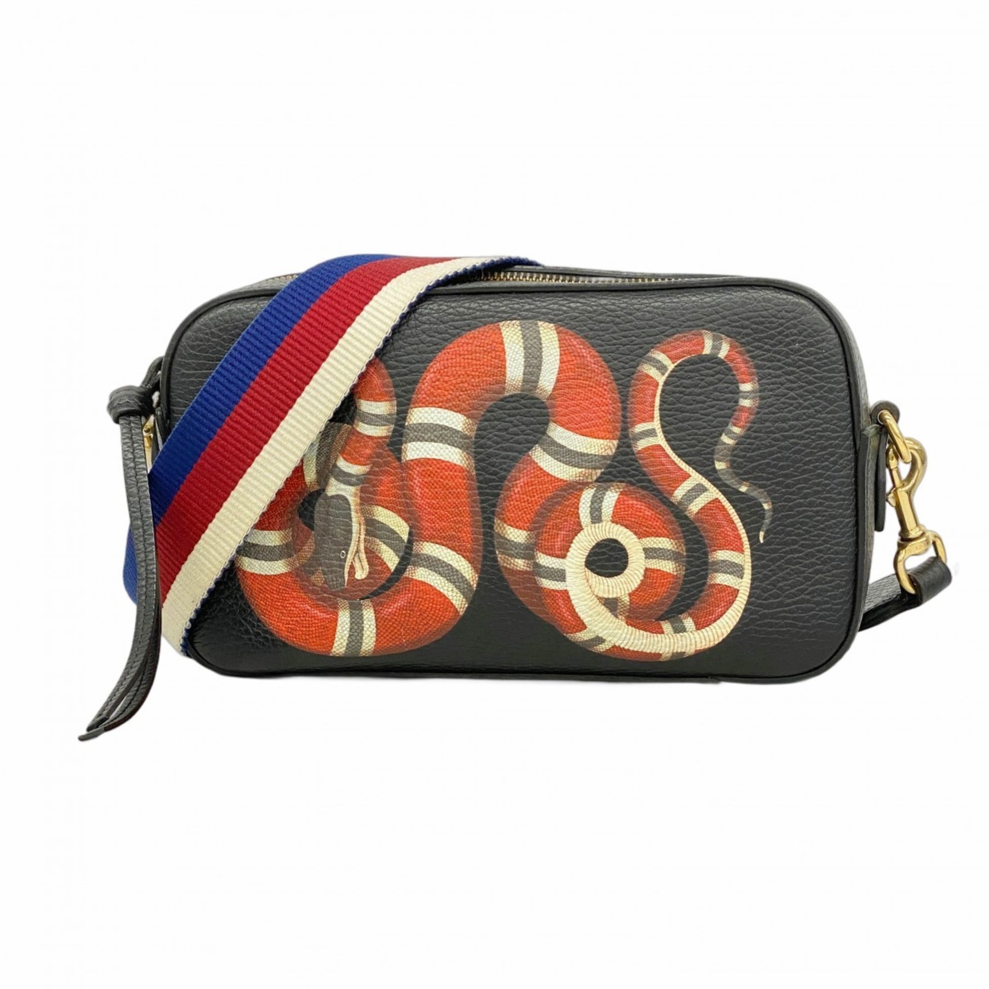 Gucci Black Leather Shoulder Bag (Pre-Owned)