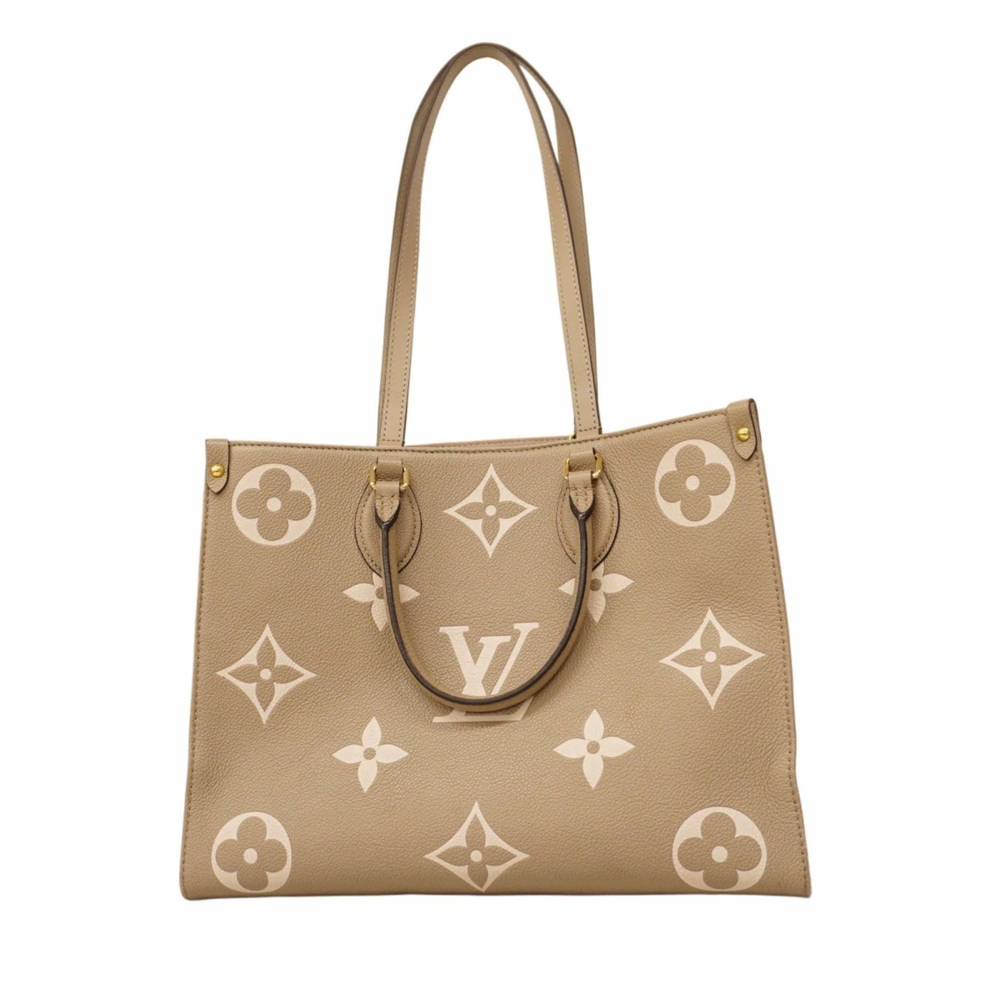 Louis Vuitton Cream Tourterelle Tote Bag (Pre-Owned)