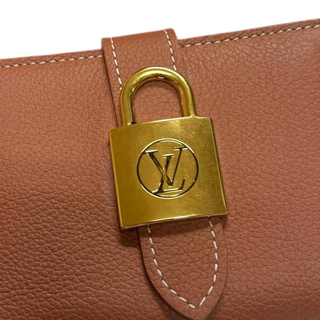 Louis Vuitton Brown Cognac Leather Wallet (Bi-Fold) (Pre-Owned)