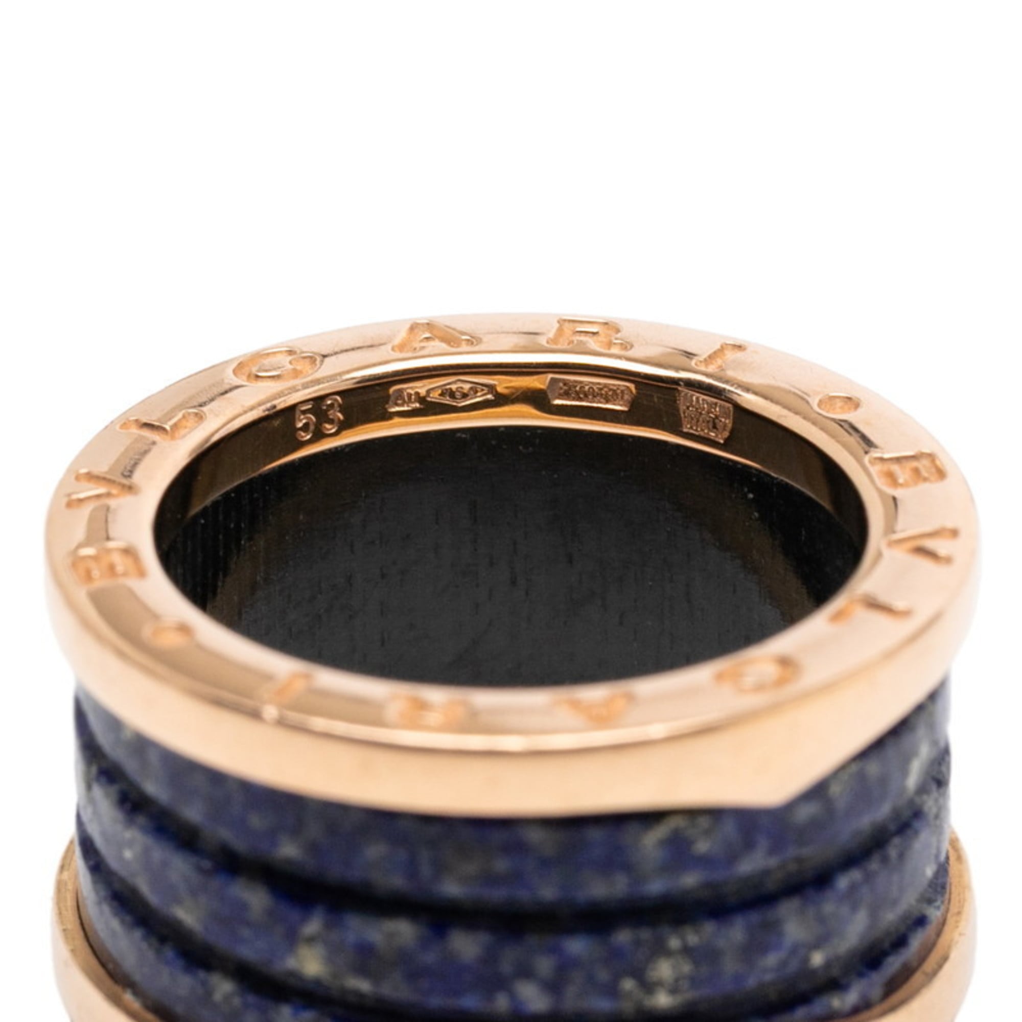 Bvlgari B.Zero1 Blue Yellow Gold Yellow Gold (18K) Band Ring (Pre-Owned)
