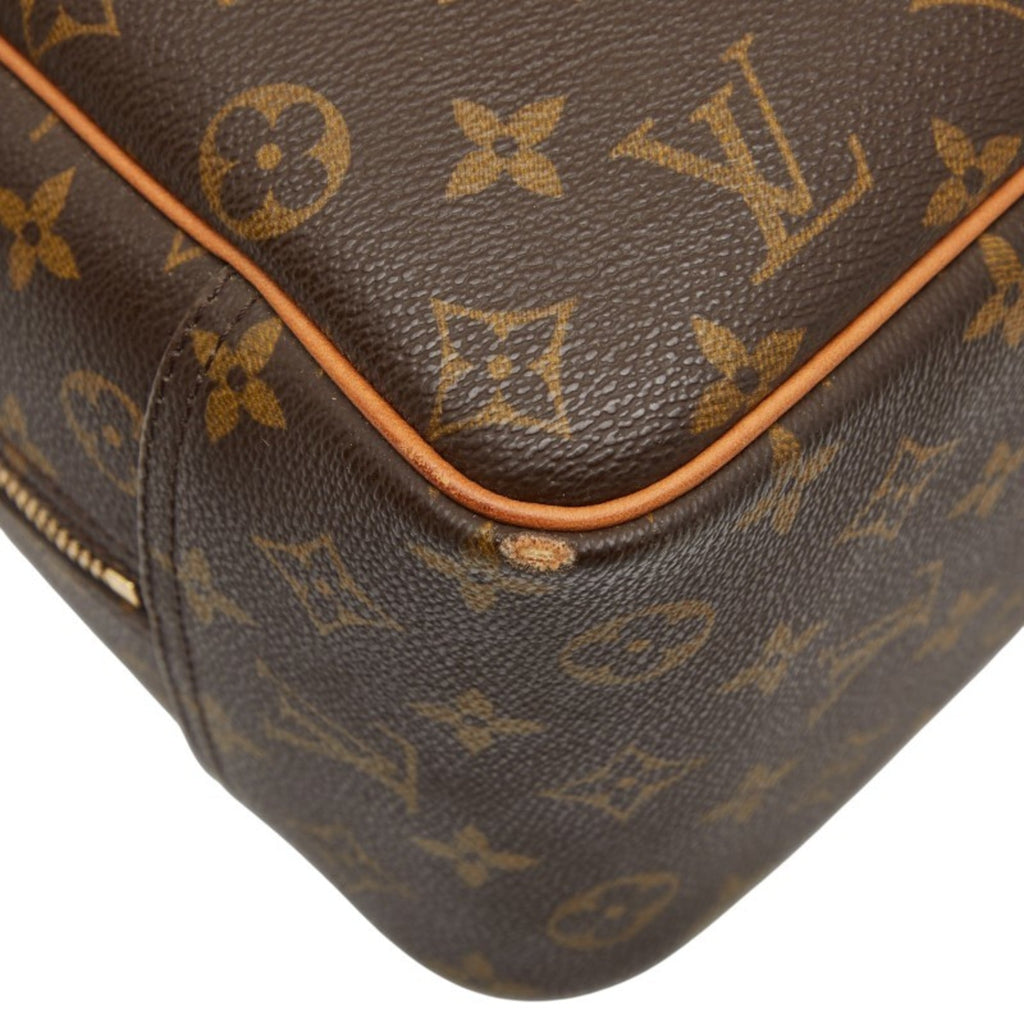 Louis Vuitton Brown Pvc Leather Handbag (Pre-Owned)