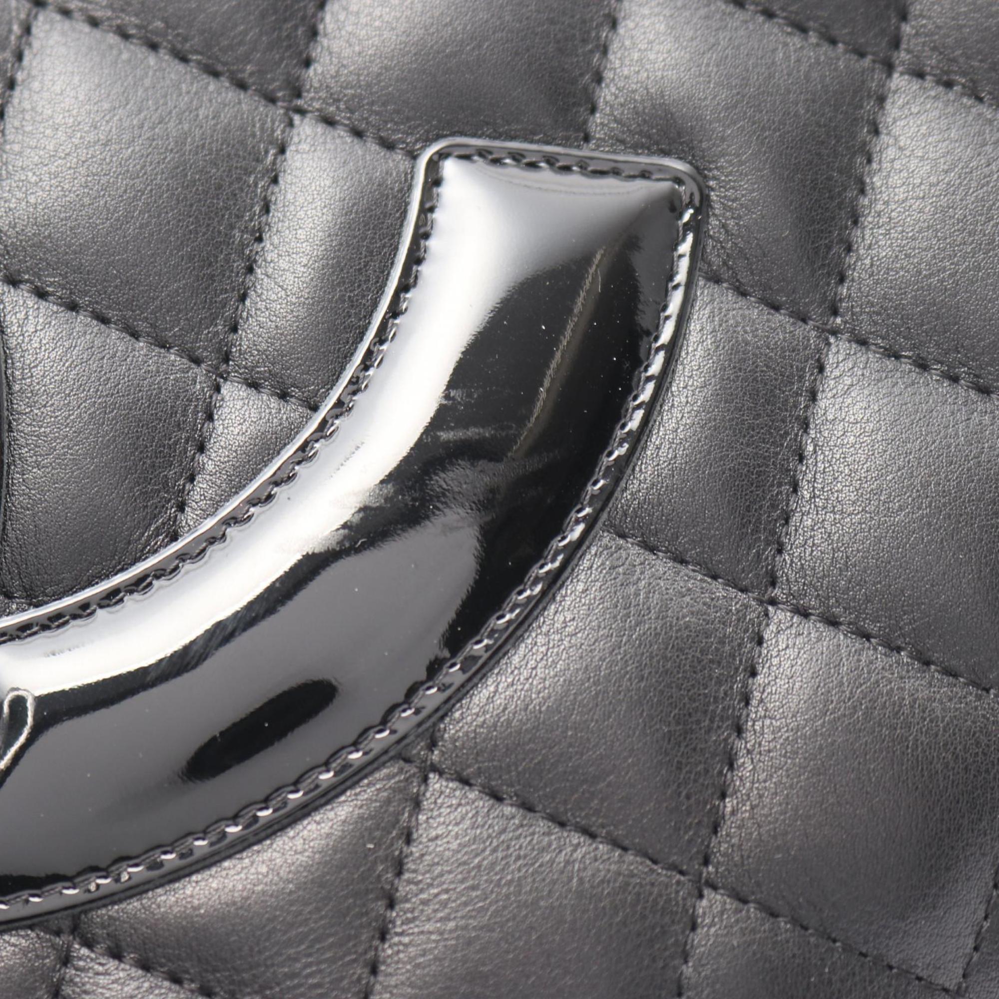 Chanel Black Leather Tote Bag (Pre-Owned)
