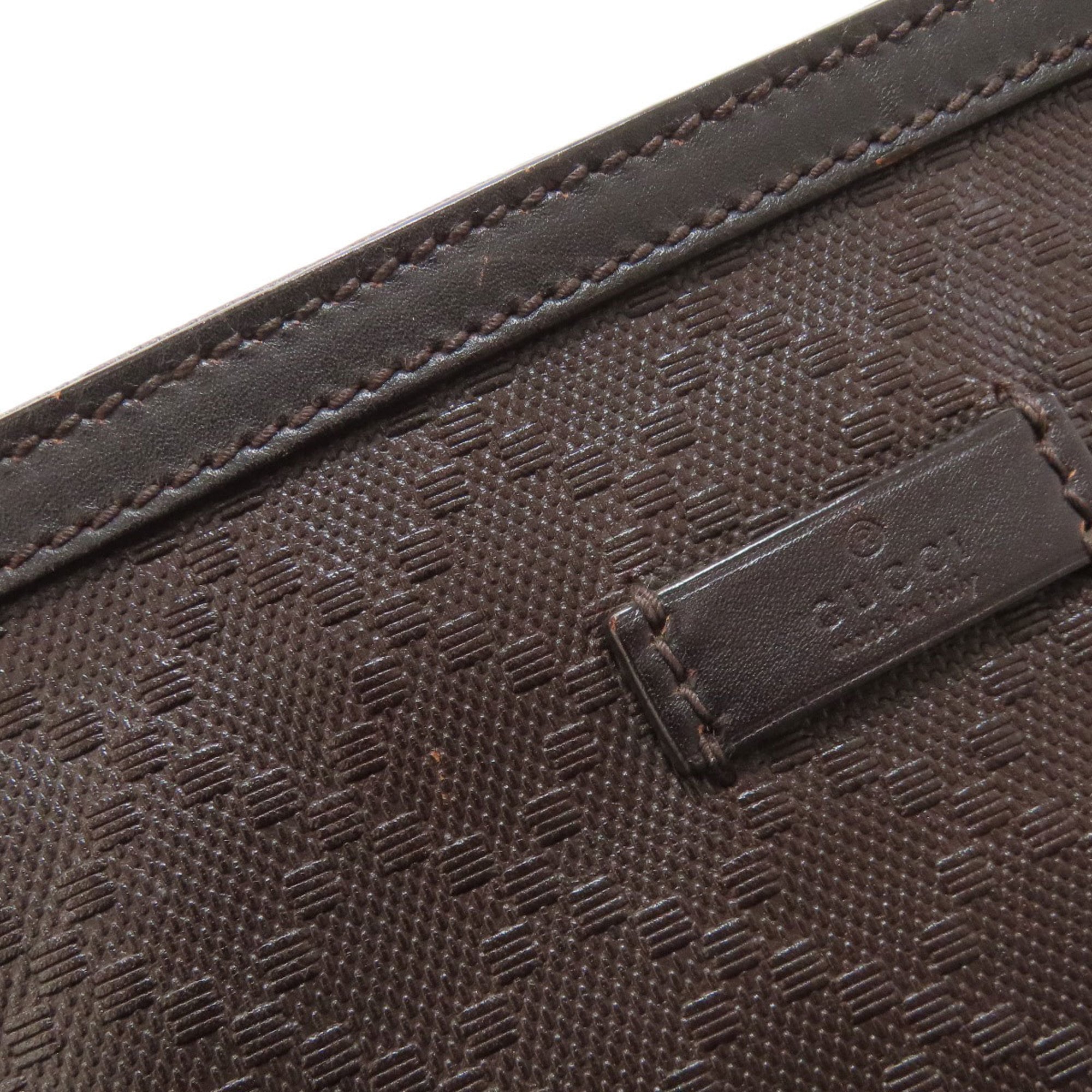 Gucci Brown Leather Shoulder Bag (Pre-Owned)
