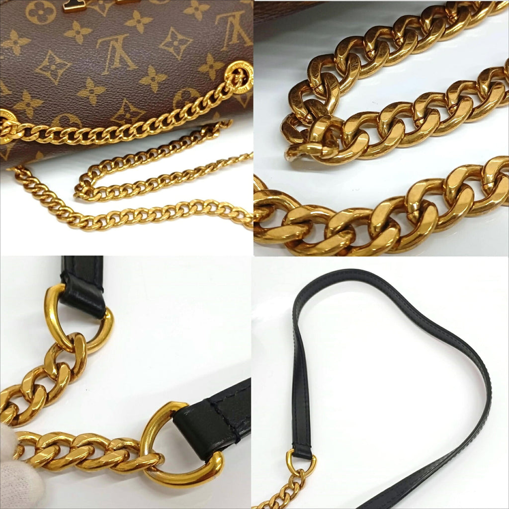 Louis Vuitton Brown Monogram Shoulder Bag (Pre-Owned)