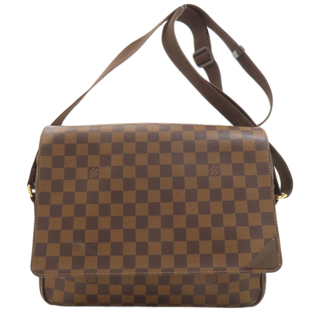 Louis Vuitton Damier Canvas Ebene Damier Canvas Shoulder Bag (Pre-Owned)