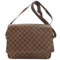 Louis Vuitton Damier Canvas Ebene Damier Canvas Shoulder Bag (Pre-Owned)
