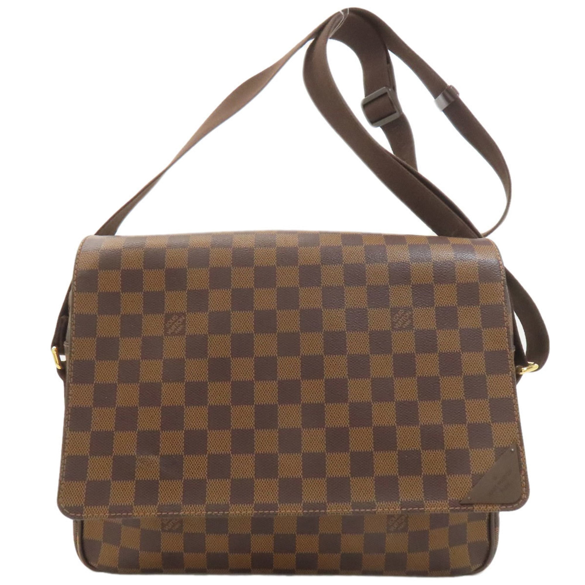 Louis Vuitton Damier Canvas Ebene Damier Canvas Shoulder Bag (Pre-Owned)