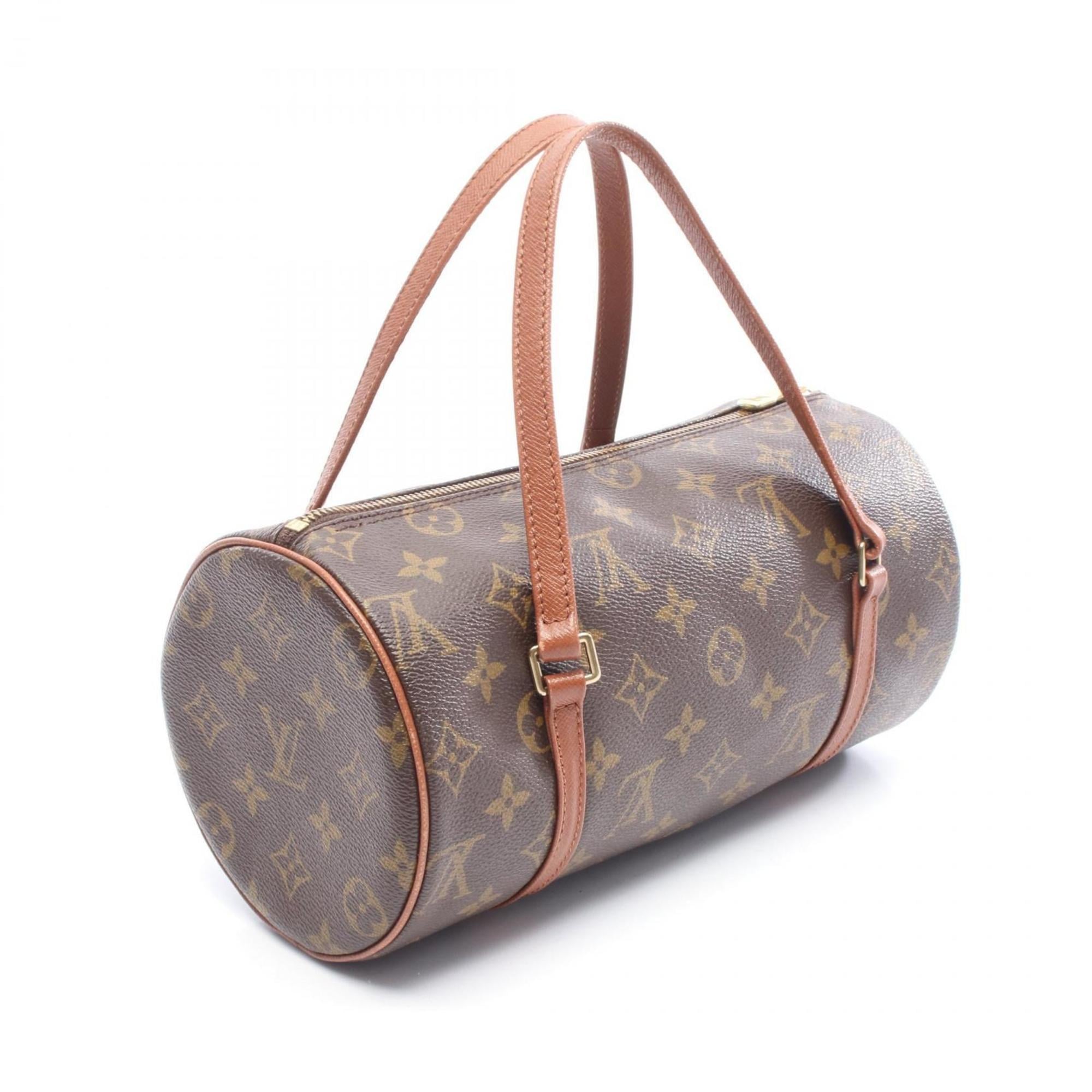 Louis Vuitton Brown Monogram Pvc Coated Canvas Leather Handbag (Pre-Owned)
