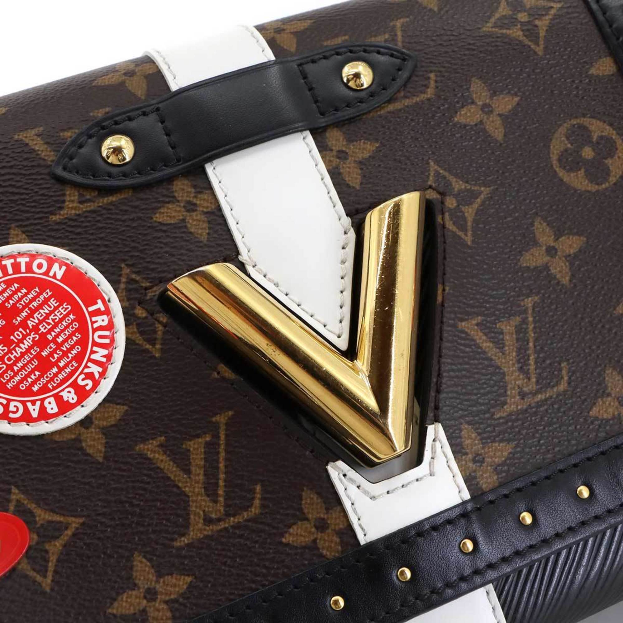 Louis Vuitton Black Brown Monogram Monogram Epi Leather Shoulder Bag (Pre-Owned)