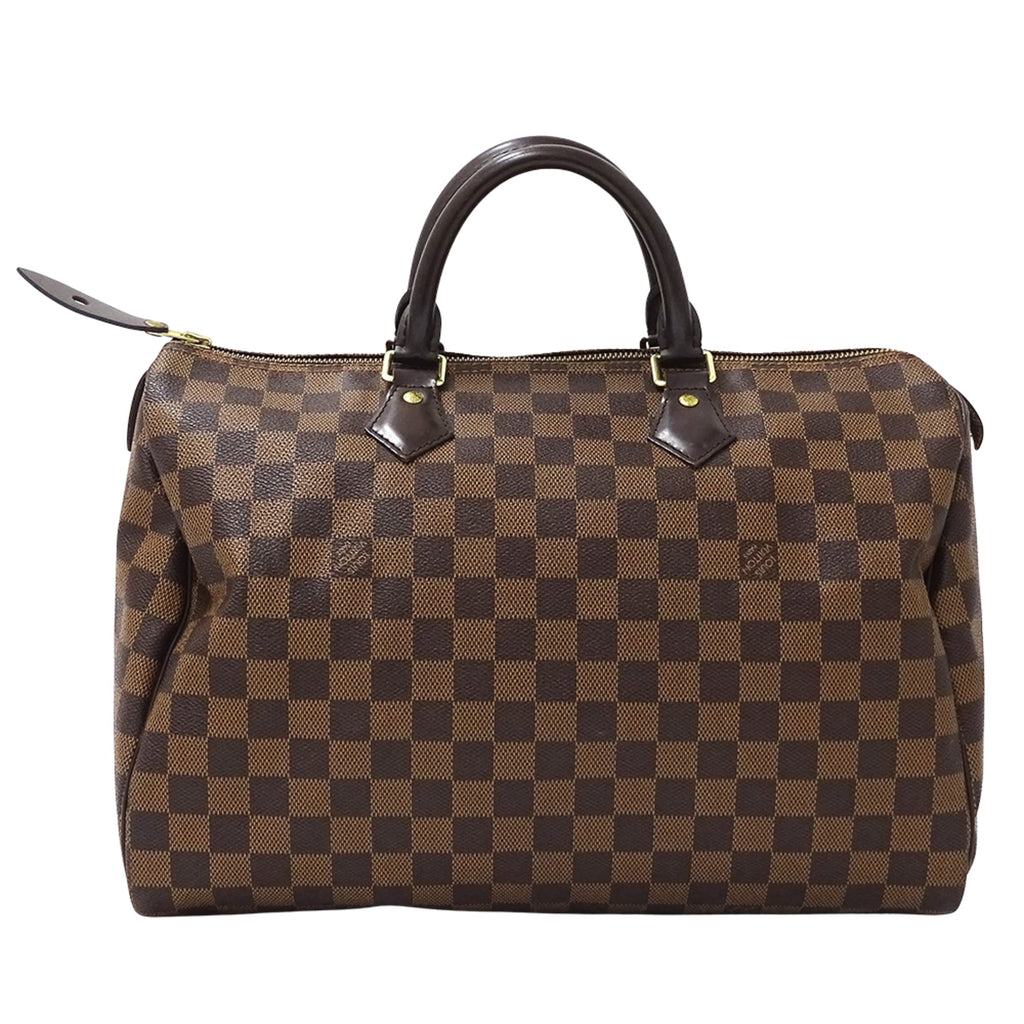 Louis Vuitton Damier Canvas Ebene Damier Canvas Handbag (Pre-Owned)