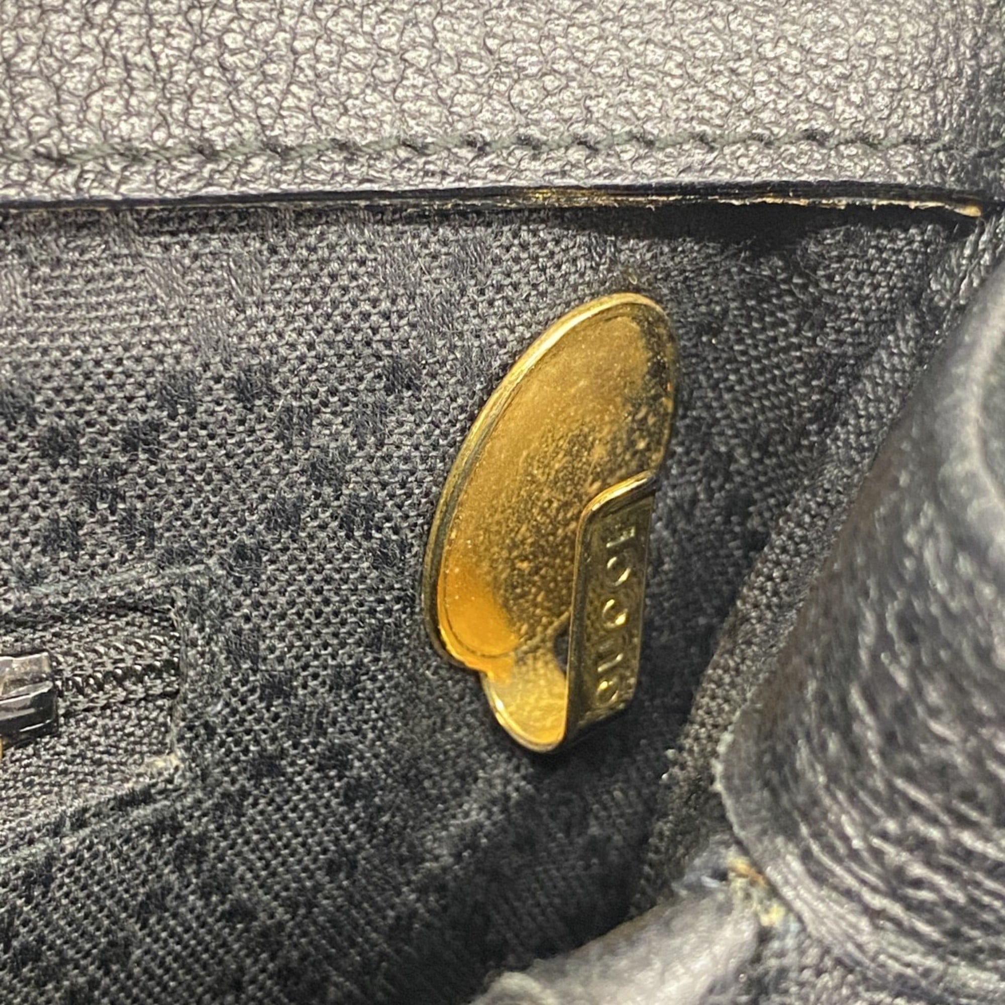 Gucci Black Suede Handbag (Pre-Owned)