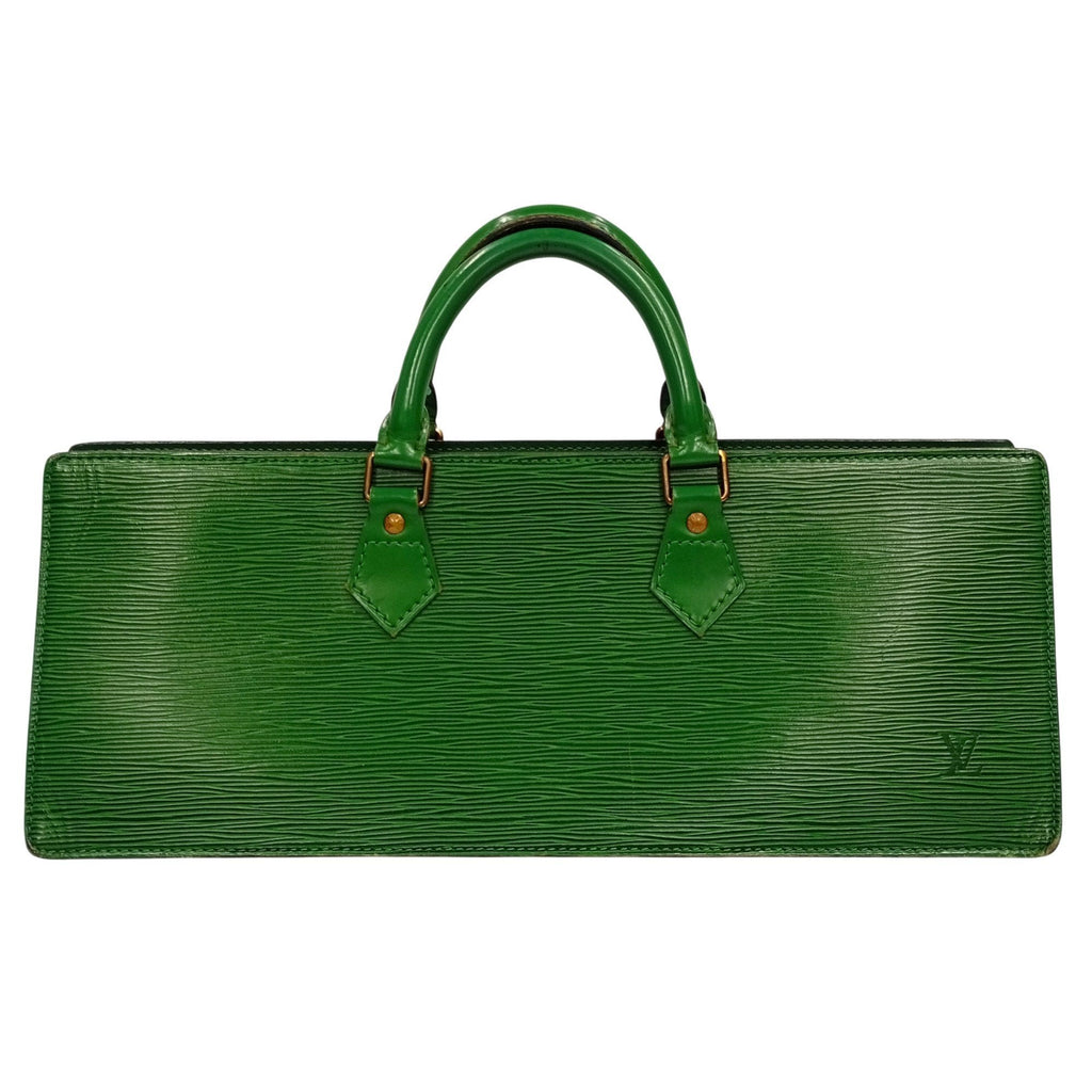 Louis Vuitton Borneo Green Green Epi Leather Handbag (Pre-Owned)