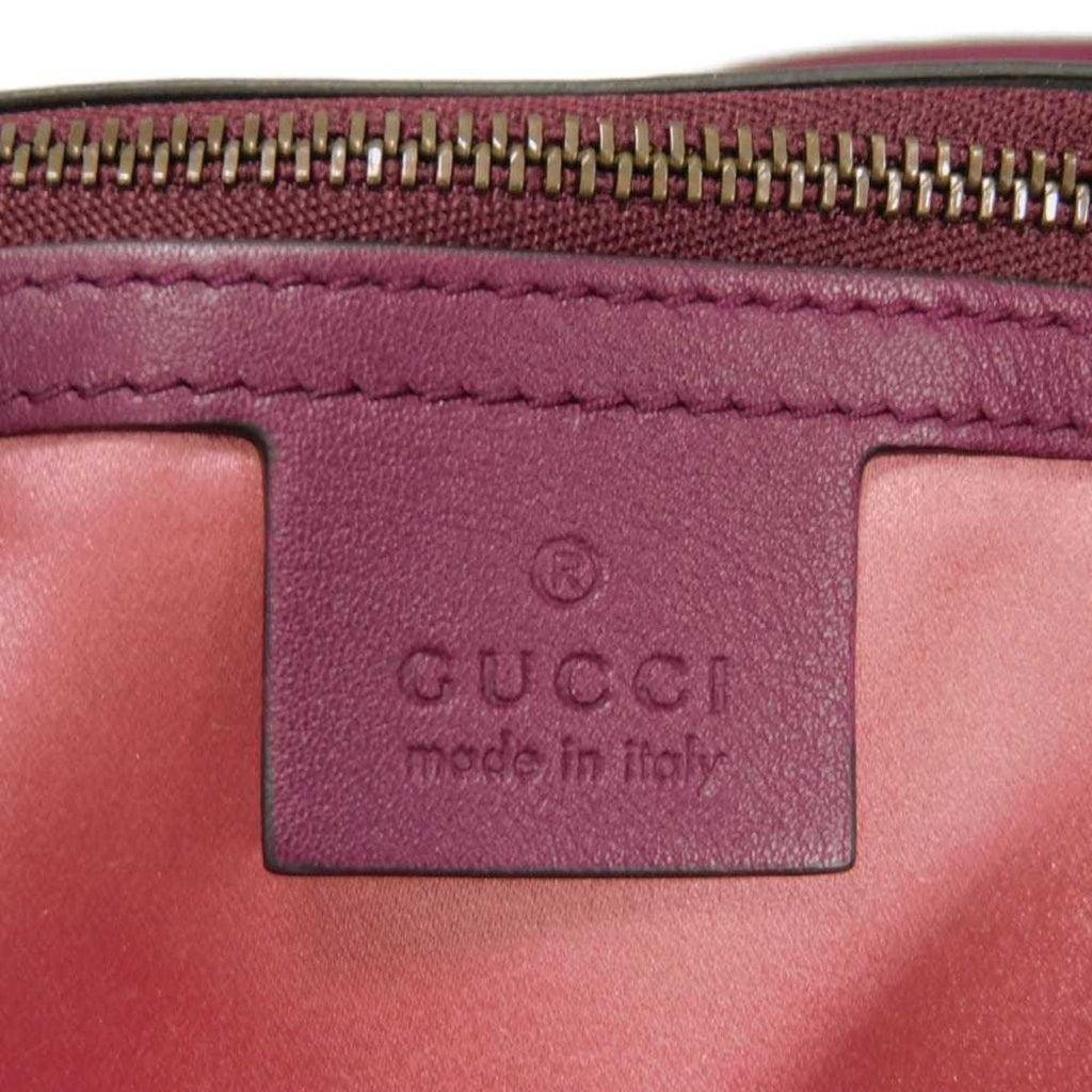 Gucci Purple Velvet Shoulder Bag (Pre-Owned)
