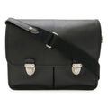 Louis Vuitton Taiga Ardoise Black Leather Shoulder Bag (Pre-Owned)