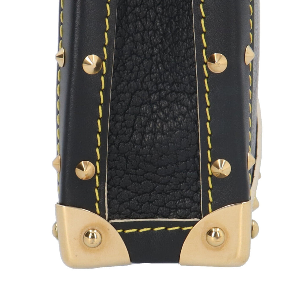 Louis Vuitton Black Leather Shoulder Bag (Pre-Owned)