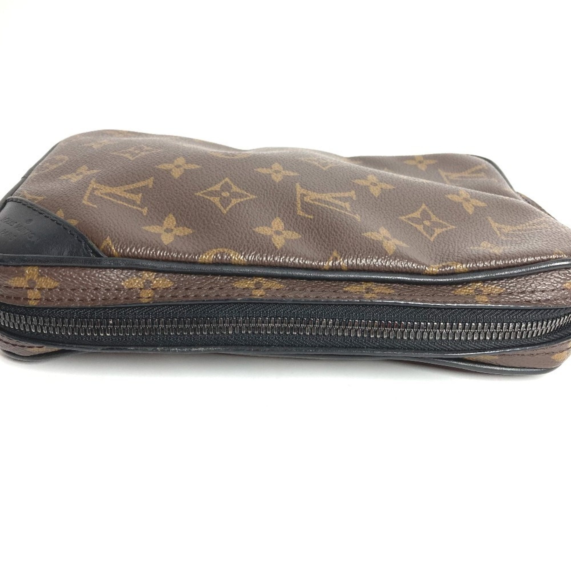 Louis Vuitton Brown Monogram Monogram Leather Pochette Pouch Shoulder Bag (Pre-Owned)