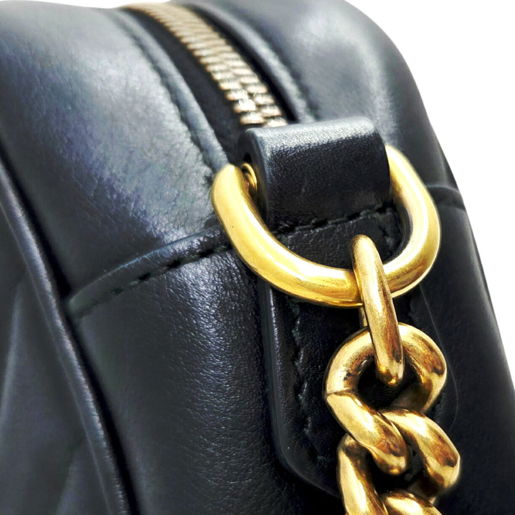 Gucci Black Leather Shoulder Bag (Pre-Owned)