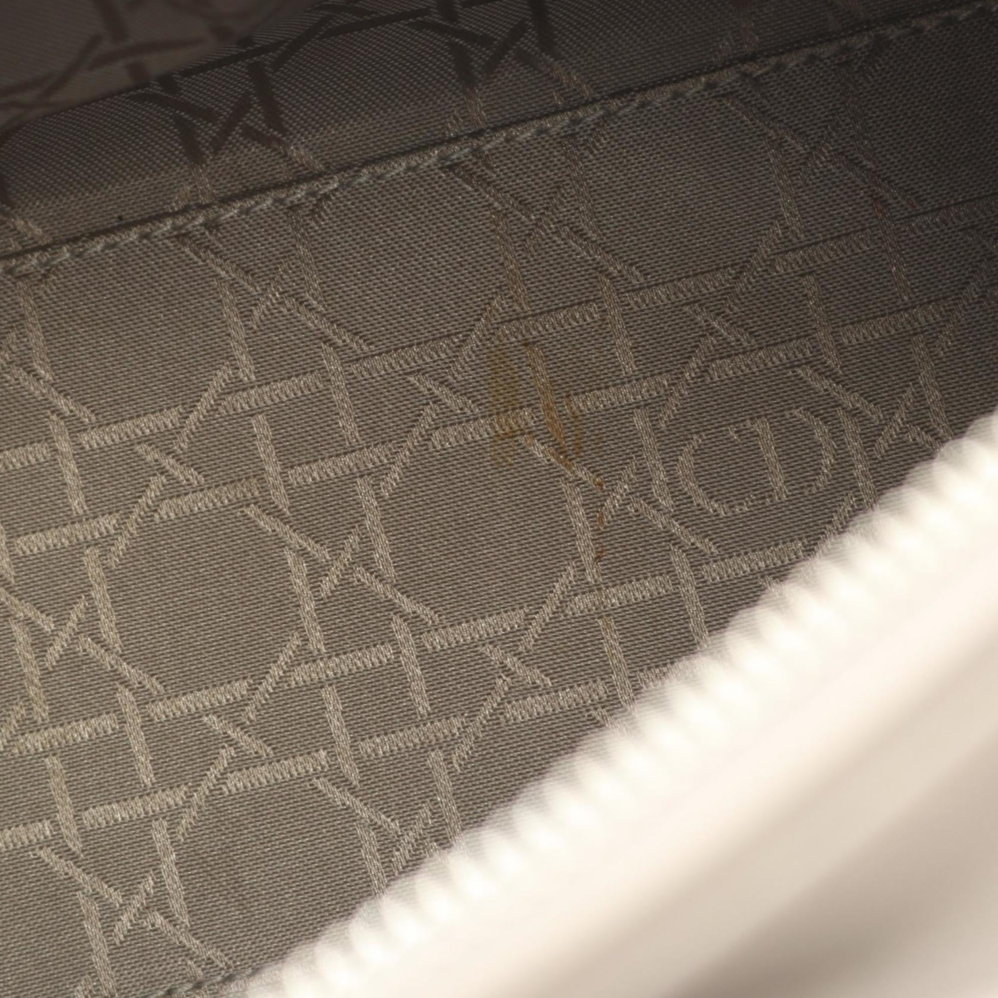Christian Dior Gray Leather Handbag (Pre-Owned)
