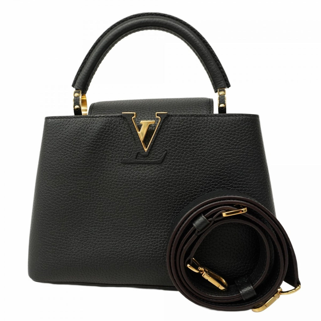 Louis Vuitton Noir Handbag (Pre-Owned)