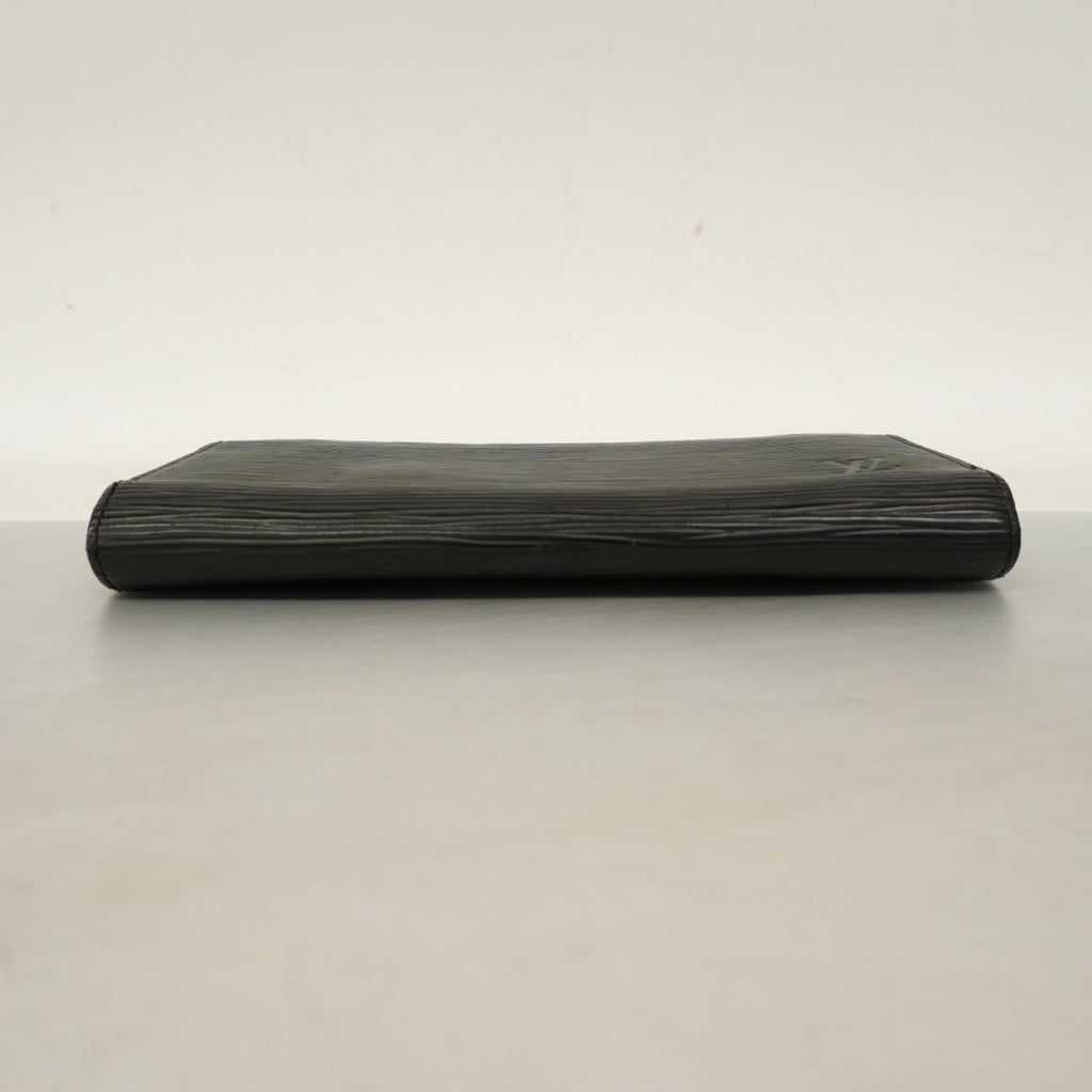 Louis Vuitton Noir Long Wallet (Bi-Fold) (Pre-Owned)