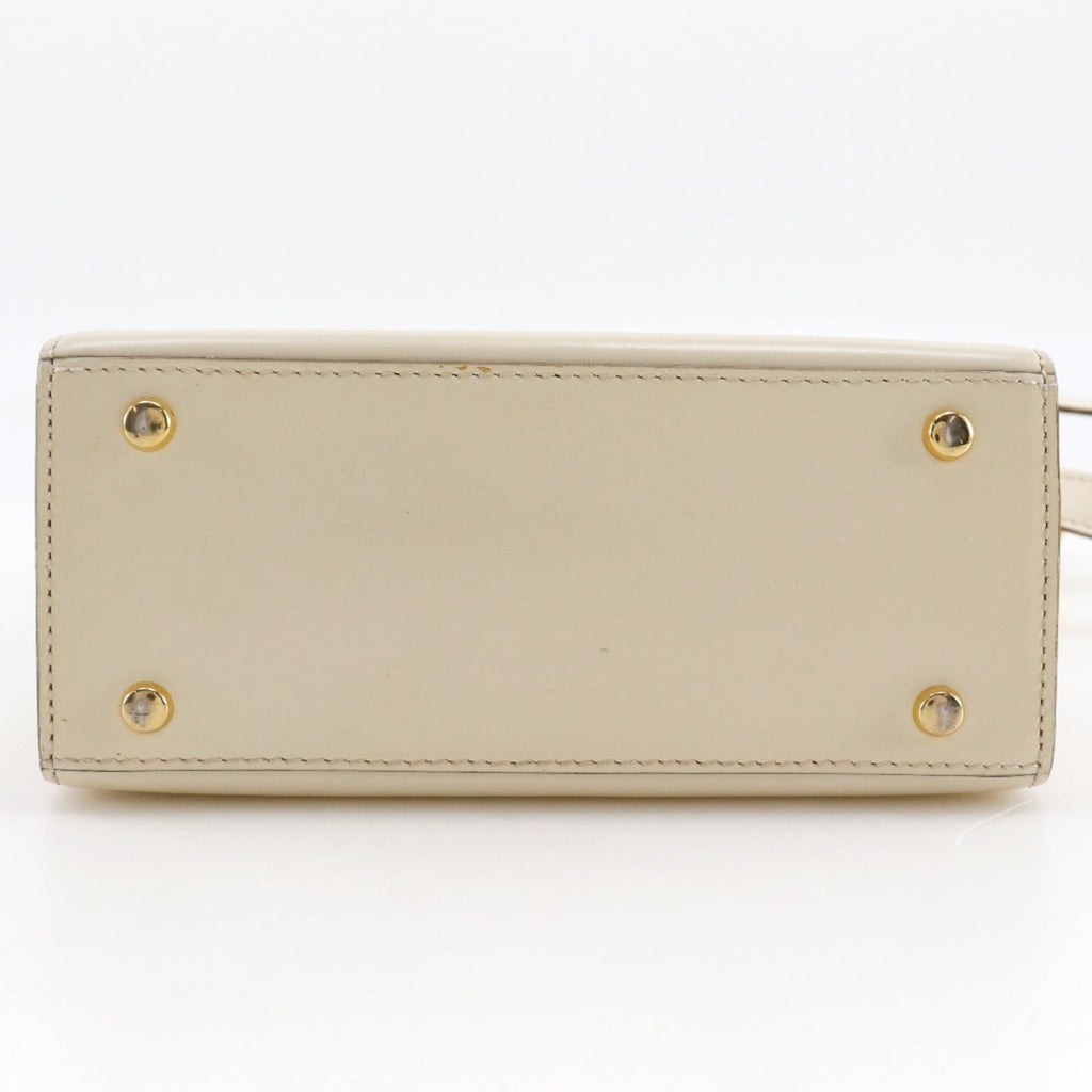 Celine White Leather Handbag (Pre-Owned)