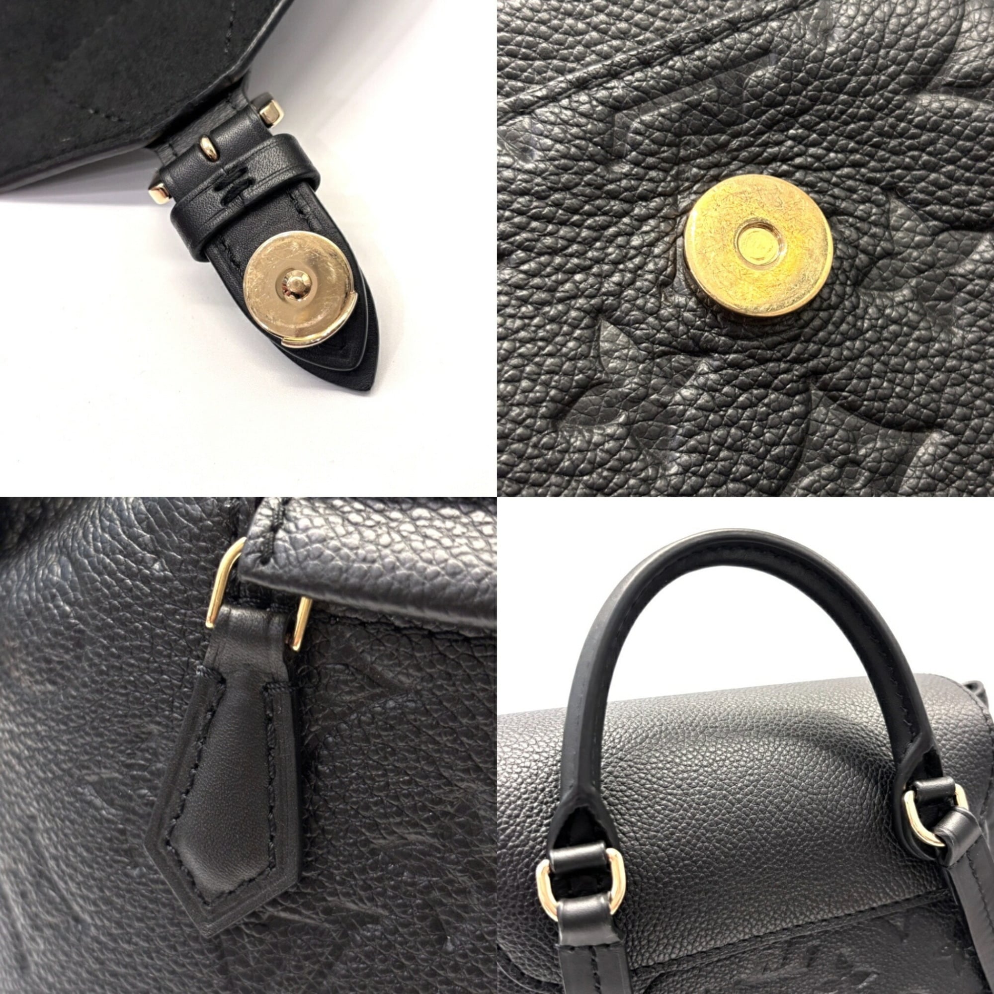 Louis Vuitton Noir Monogram Empreinte Backpack (Pre-Owned)