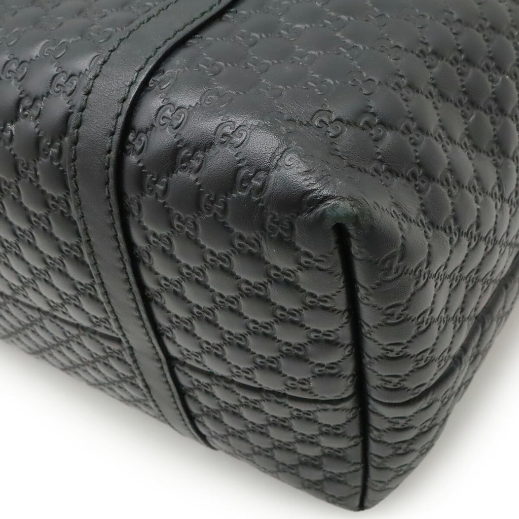 Gucci Microguccissima Black Micro Gg Leather Shoulder Bag Tote Bag (Pre-Owned)
