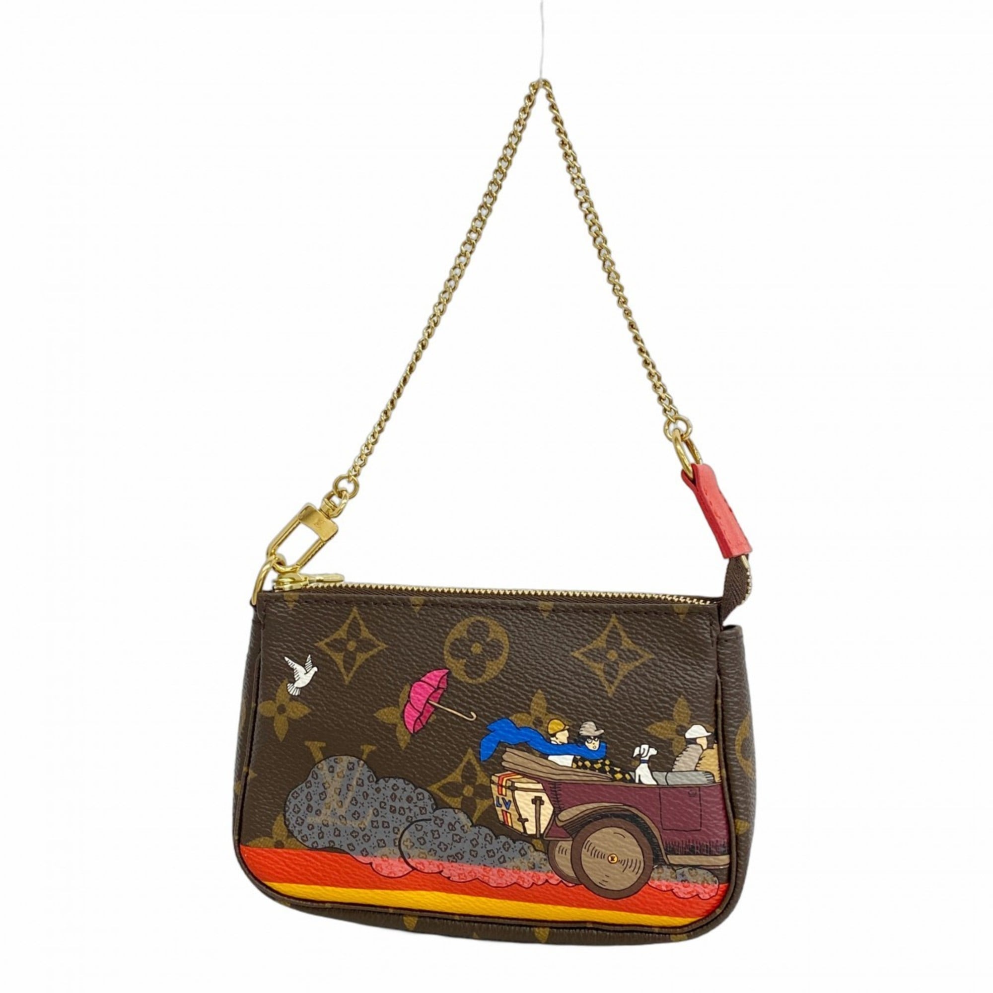 Louis Vuitton Brown Pouch (Pre-Owned)