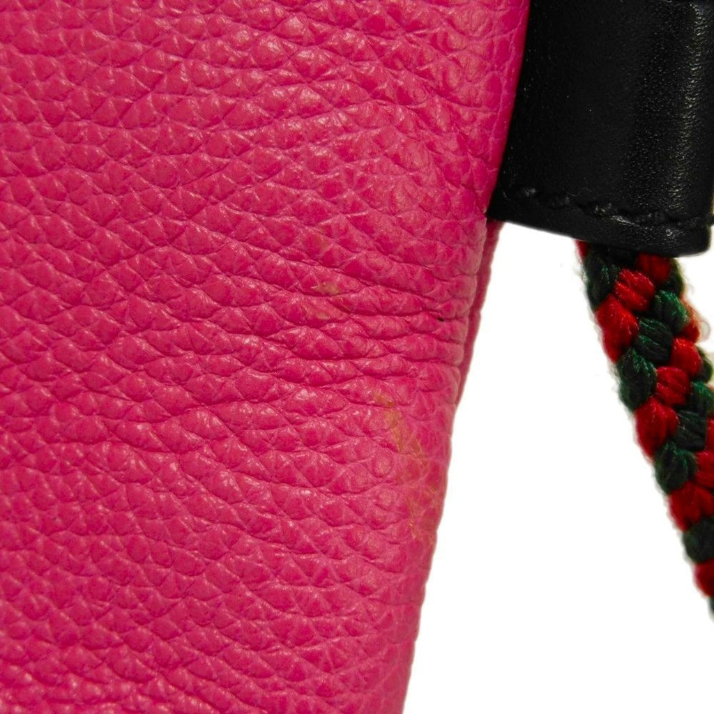 Gucci Pink Leather Backpack (Pre-Owned)