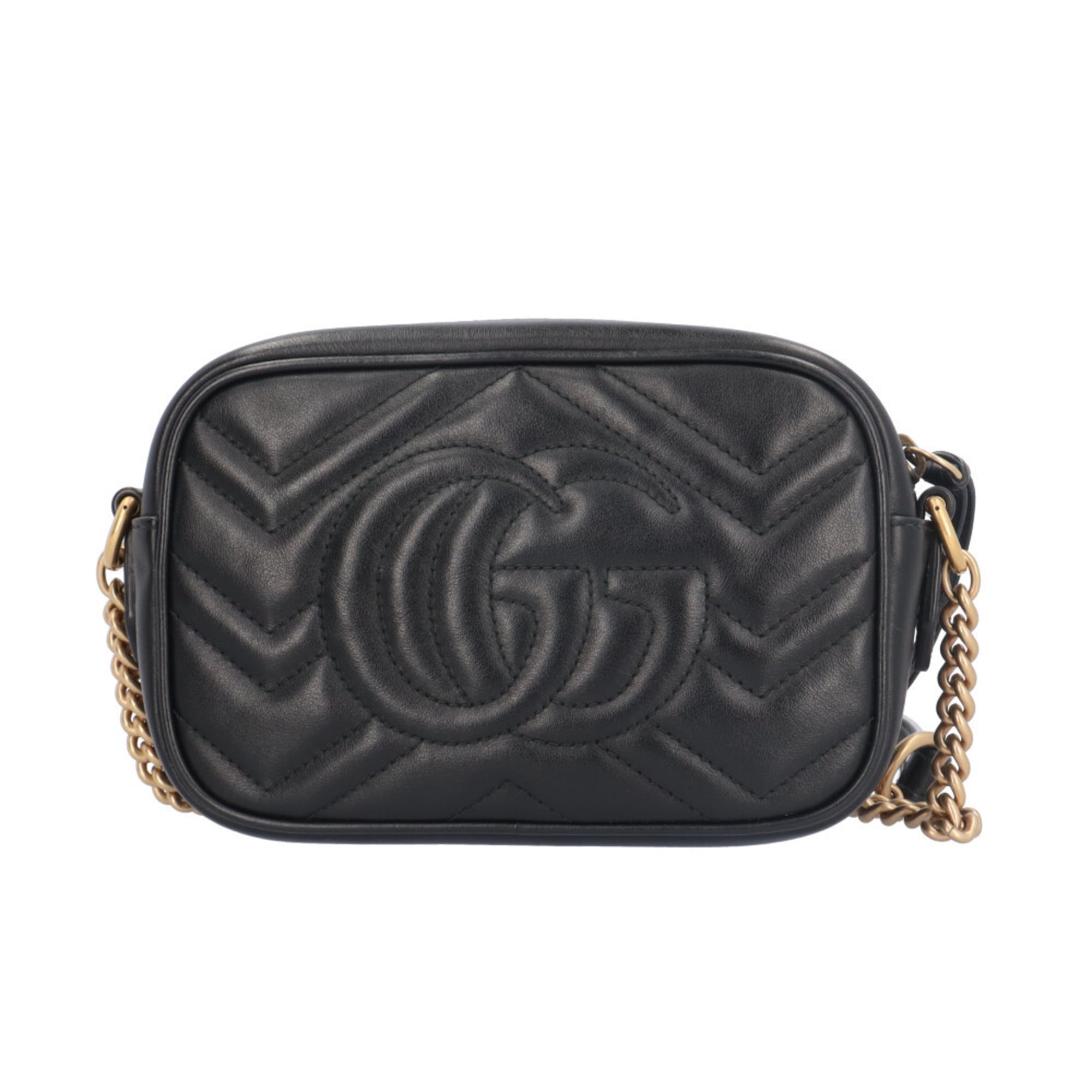 Gucci Black Leather Shoulder Bag (Pre-Owned)