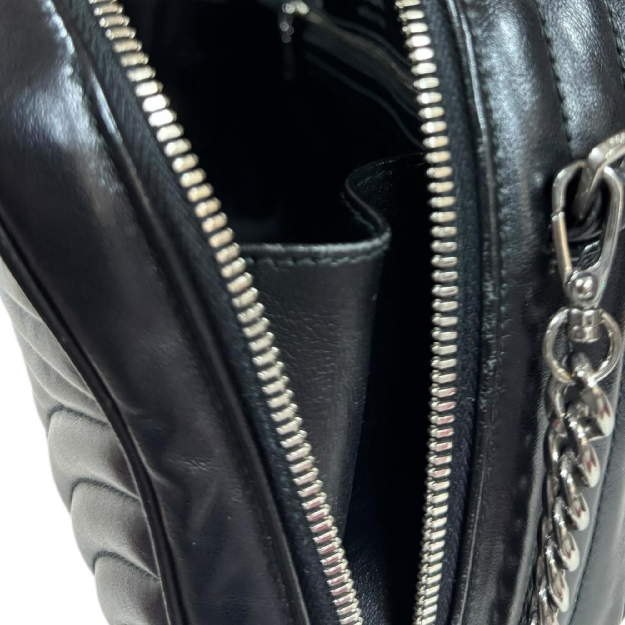 Prada Black Leather Shoulder Bag (Pre-Owned)