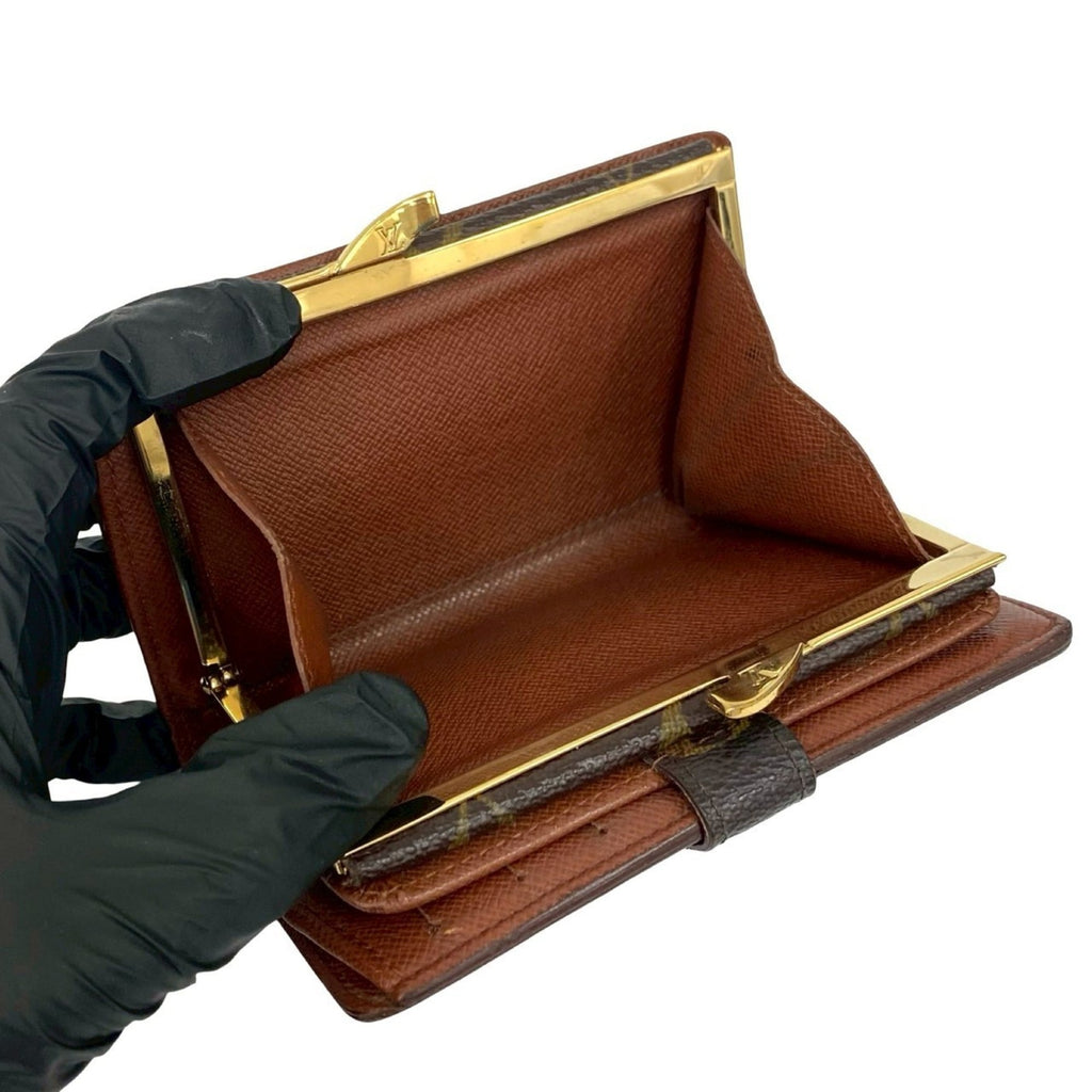 Louis Vuitton Brown Leather Pvc Wallet (Bi-Fold) (Pre-Owned)