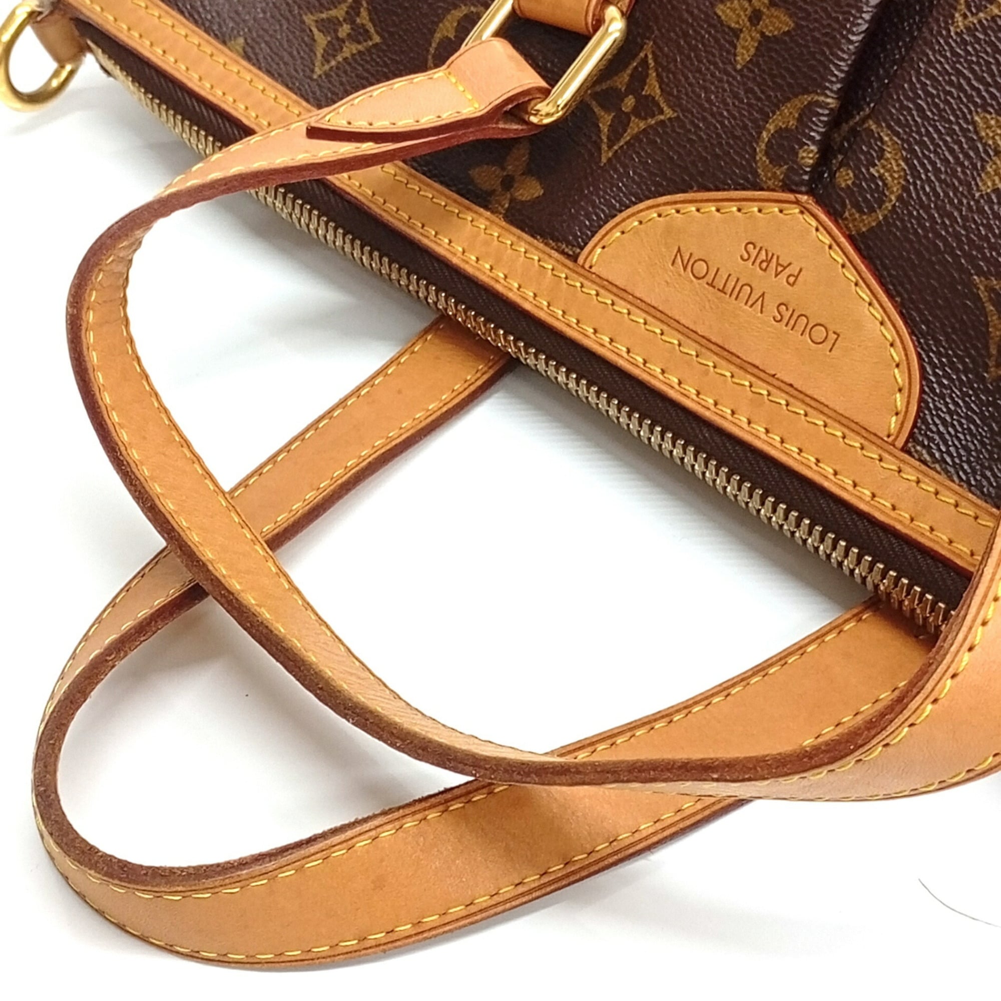 Louis Vuitton Brown Monogram Handbag Shoulder Bag (Pre-Owned)
